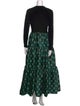 La DoubleJ Polka Dot Print Long Dress