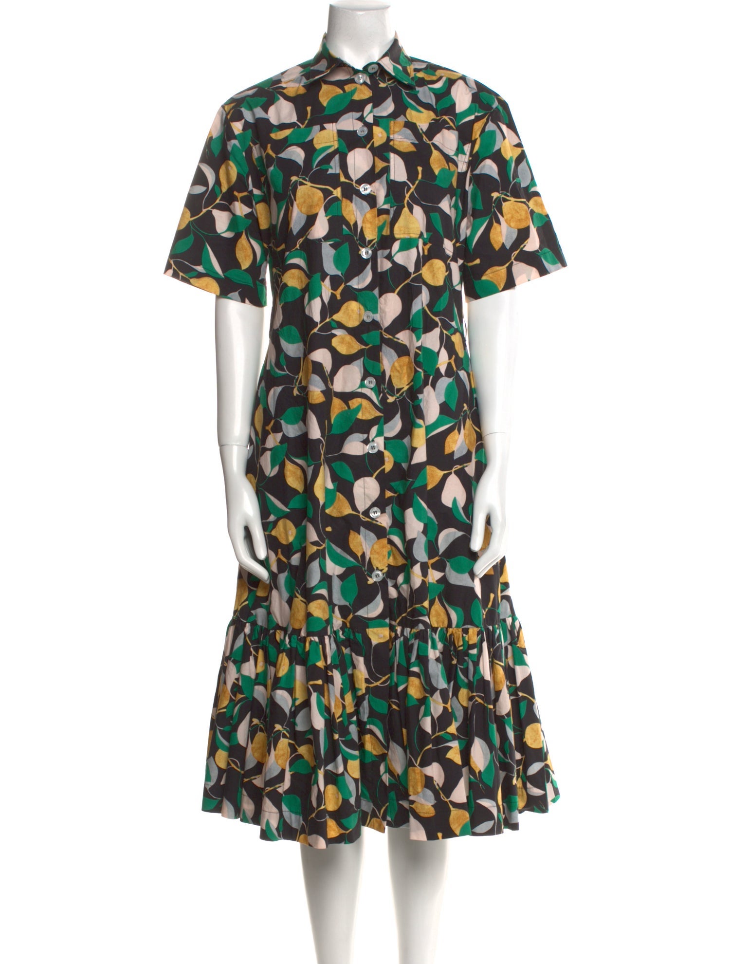 La DoubleJ Printed Midi Length Dress