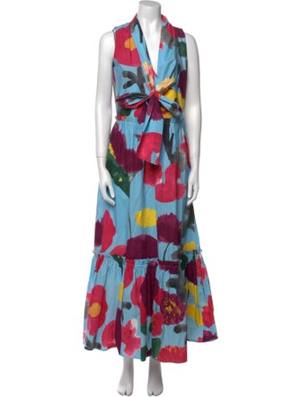 La DoubleJ Floral Print Mini Dress