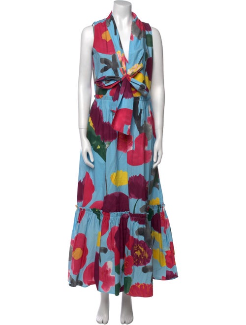 La DoubleJ Floral Print Mini Dress