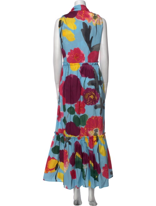 La DoubleJ Floral Print Mini Dress