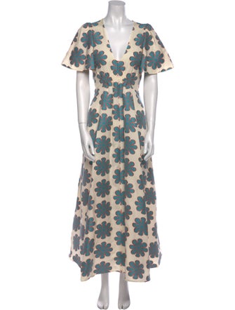 La DoubleJ Floral Print Long Dress