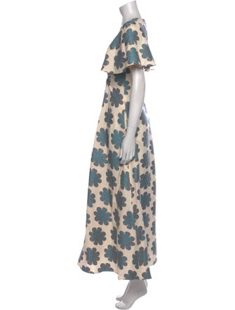 La DoubleJ Floral Print Long Dress