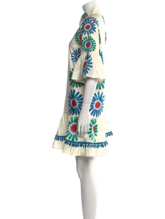 La DoubleJ Floral Print Mini Dress