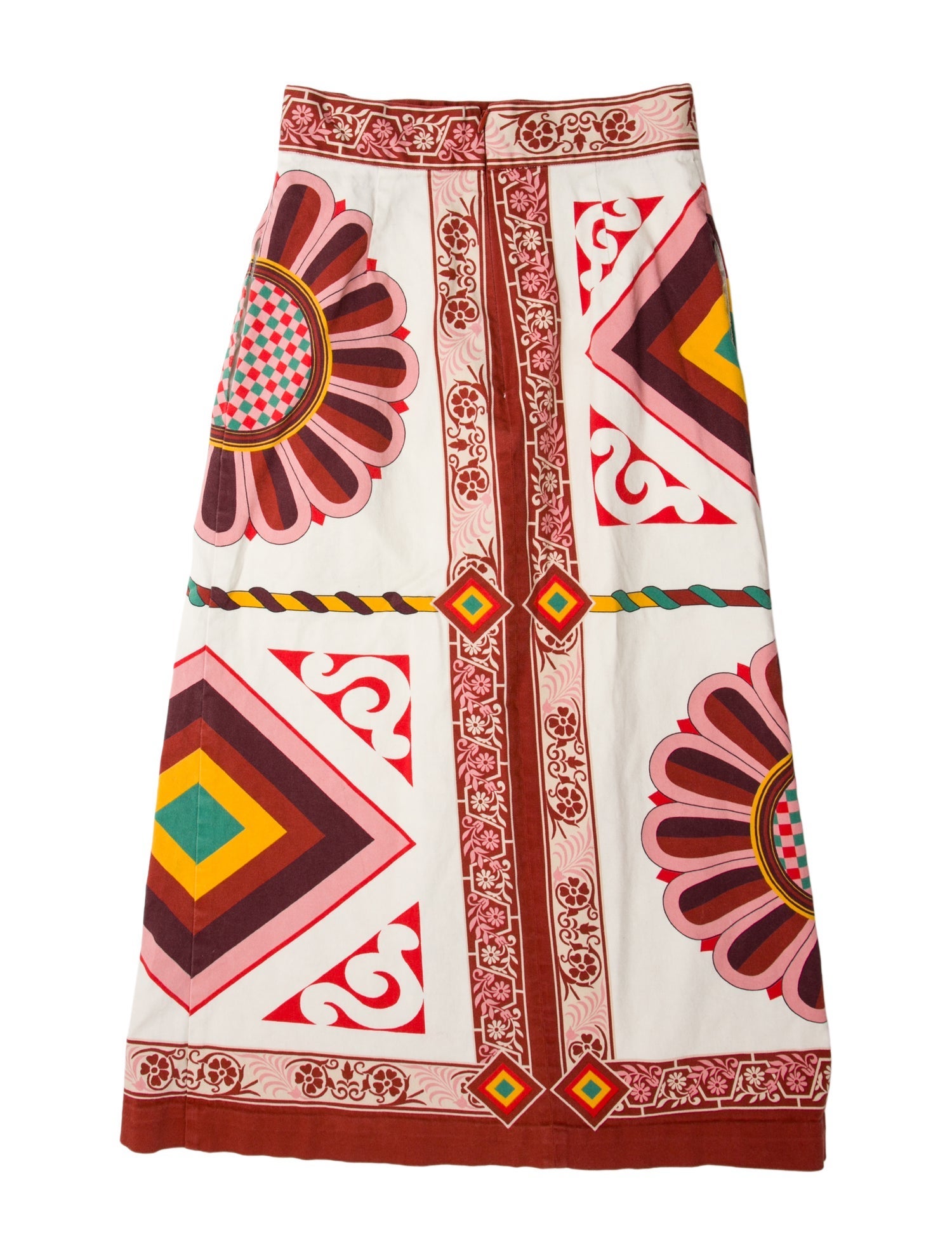 La DoubleJ Printed Midi Length Skirt