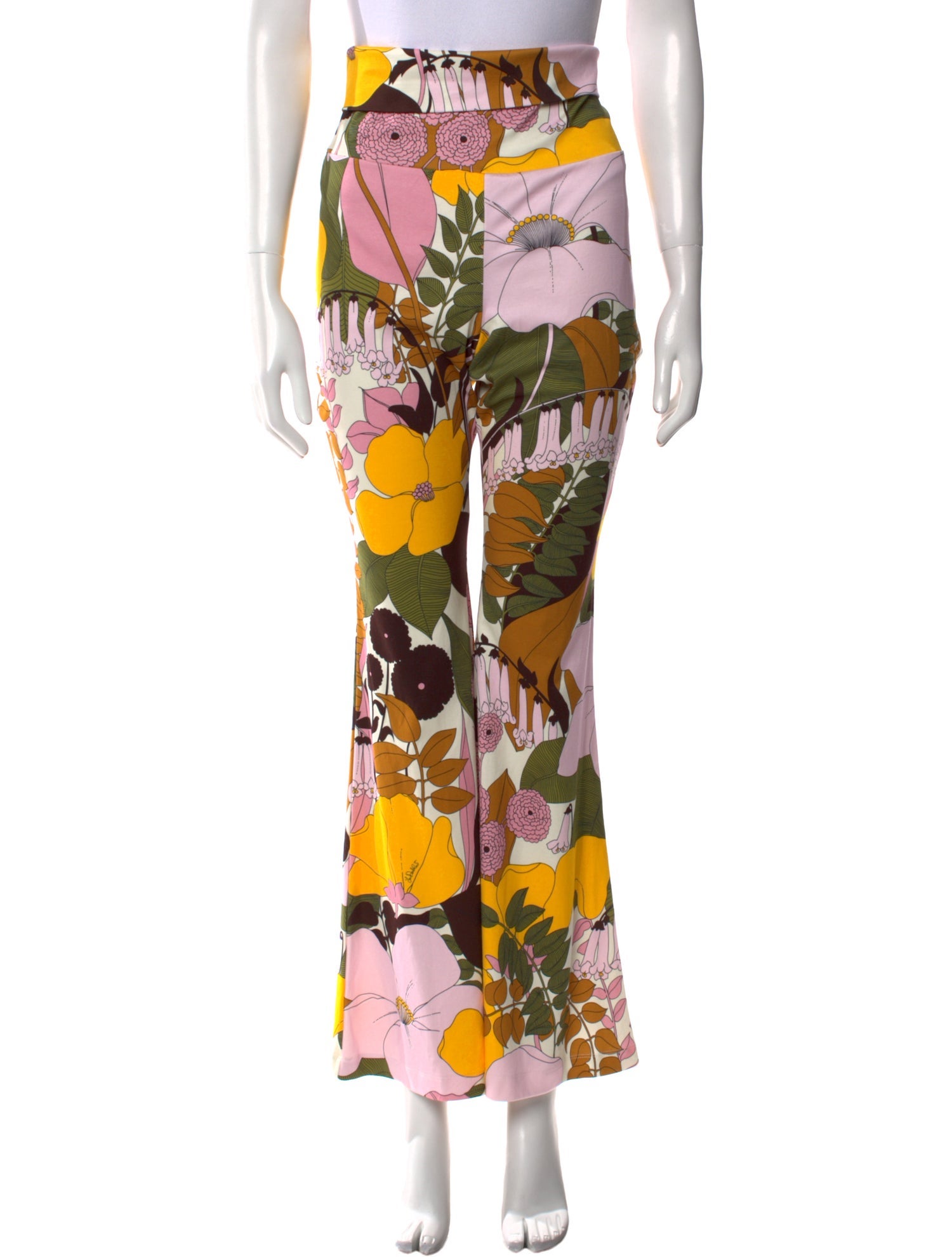 La DoubleJ Floral Print Wide Leg Pants w/ Tags