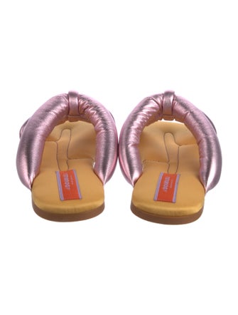 La DoubleJ Leather Slides