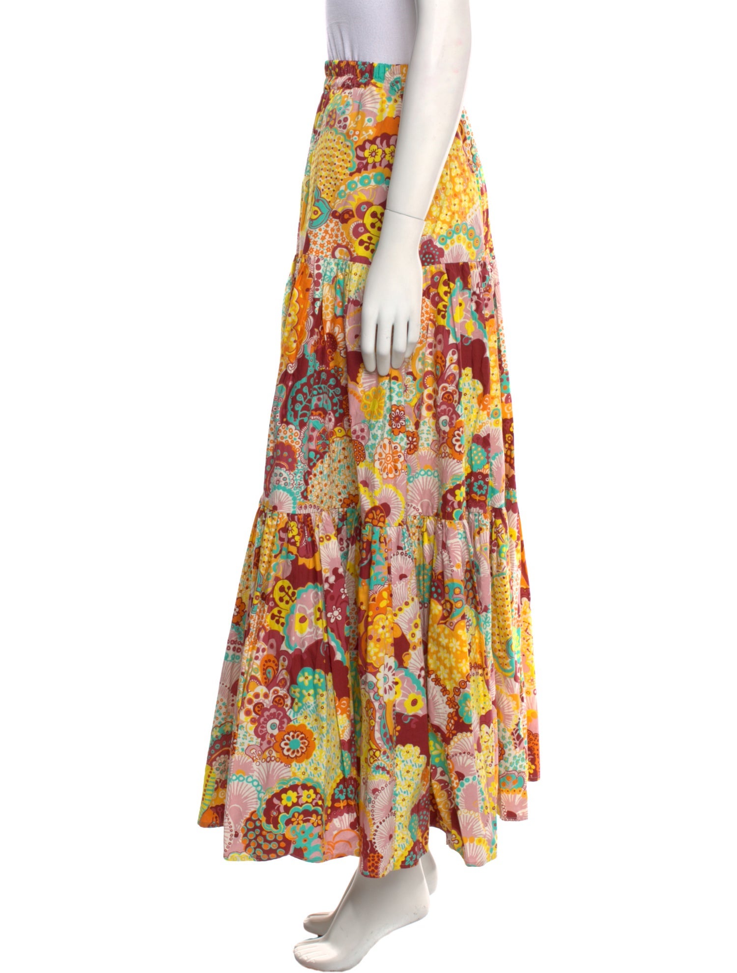 La DoubleJ Printed Long Skirt