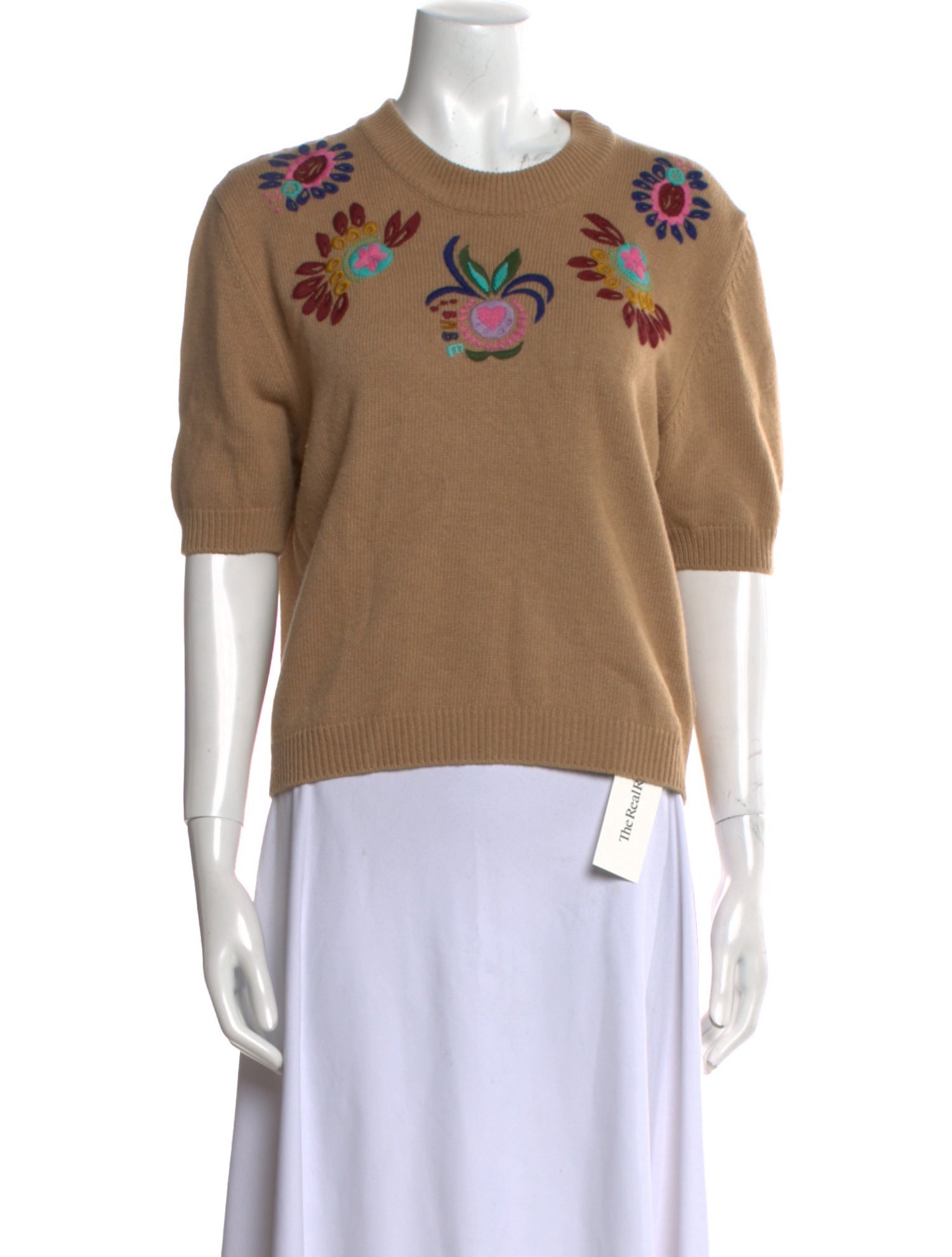 La DoubleJ Wool Graphic Print Sweater