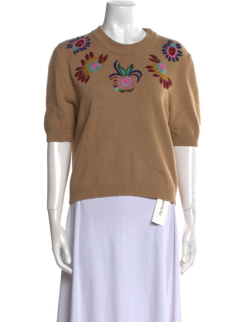 La DoubleJ Wool Graphic Print Sweater