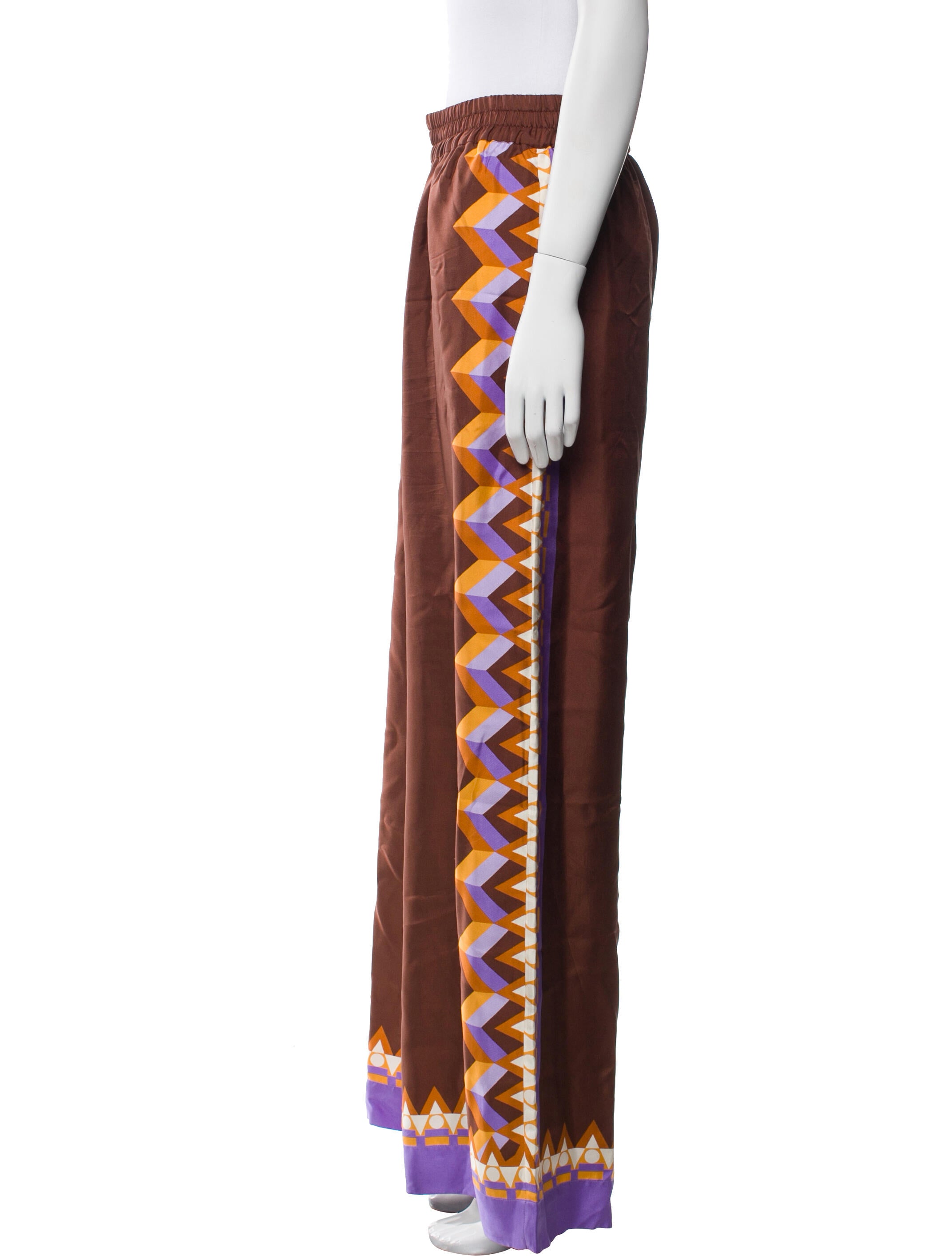 La DoubleJ Silk Wide Leg Pants