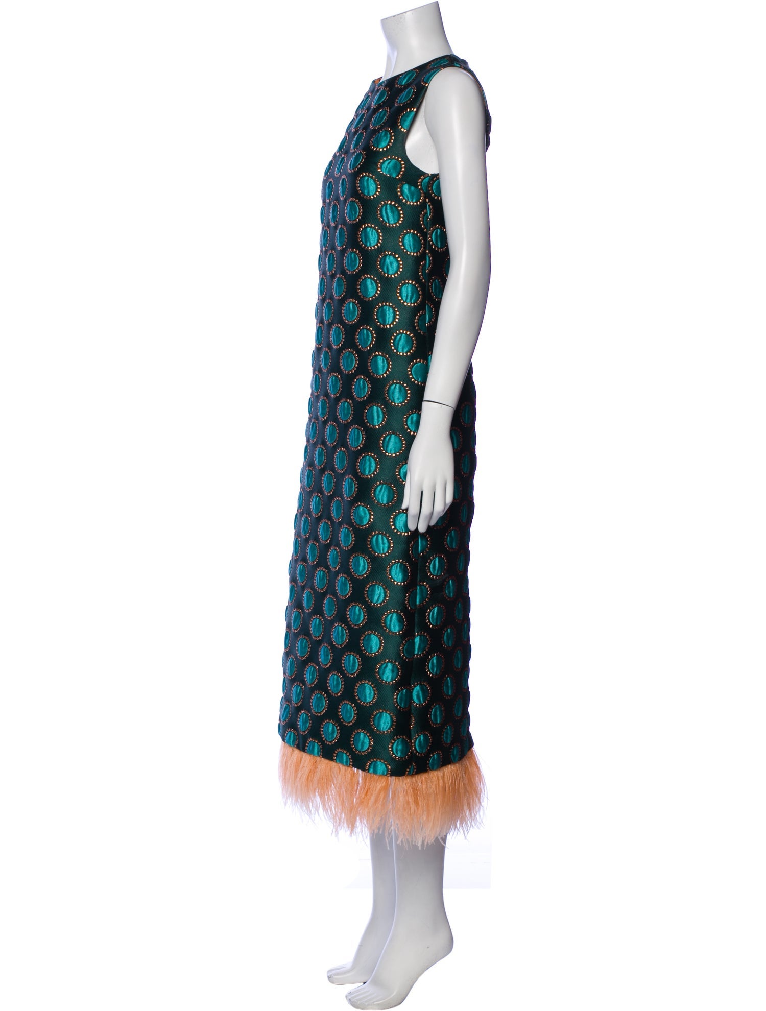 La DoubleJ Printed Midi Length Dress