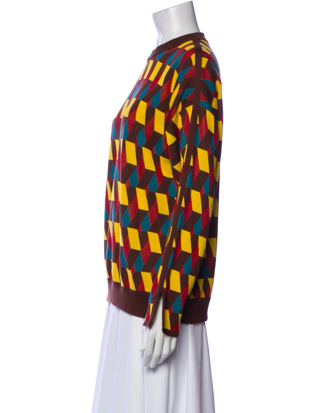 La DoubleJ Printed Crew Neck Sweater - image 2