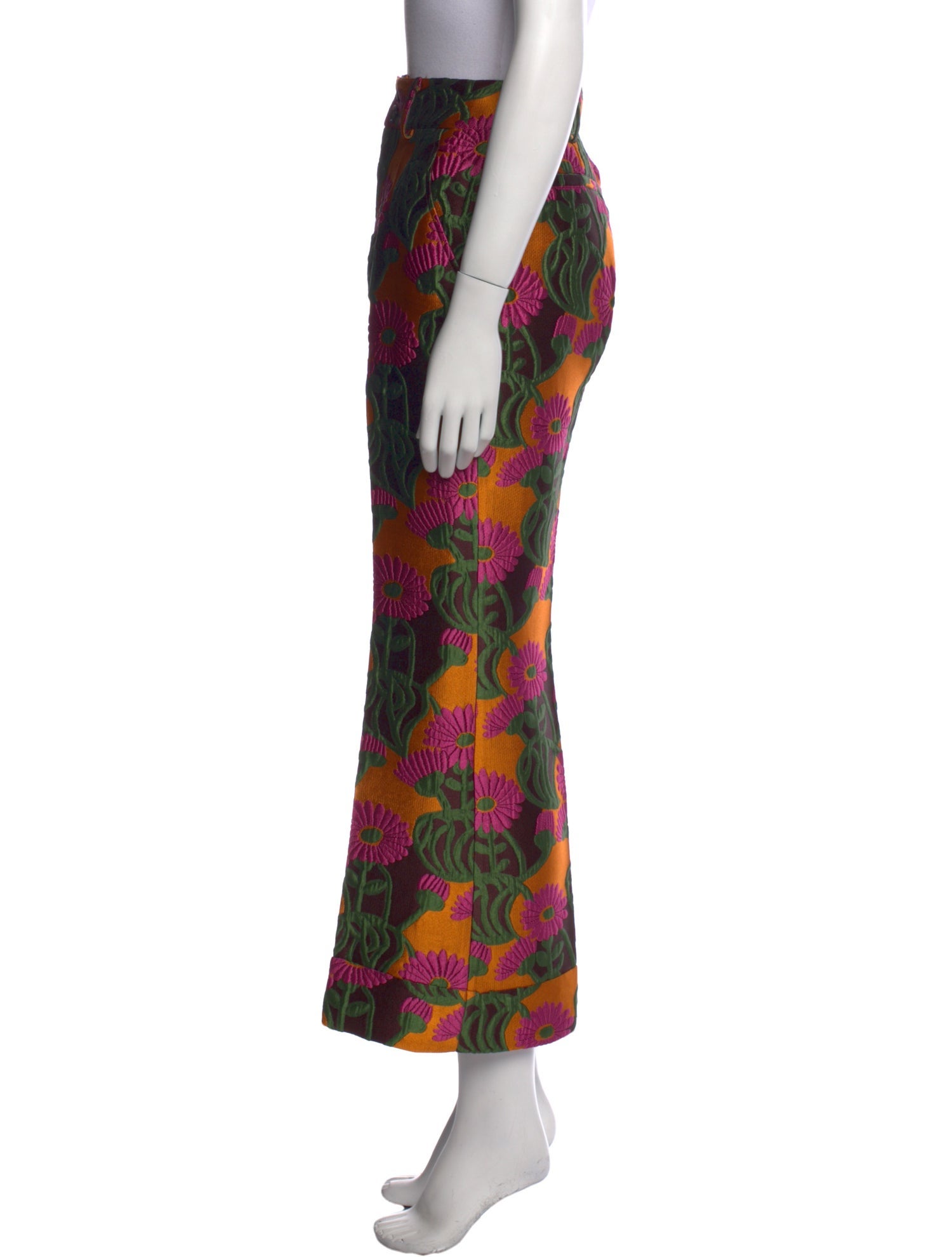 La DoubleJ Floral Print Wide Leg Pants