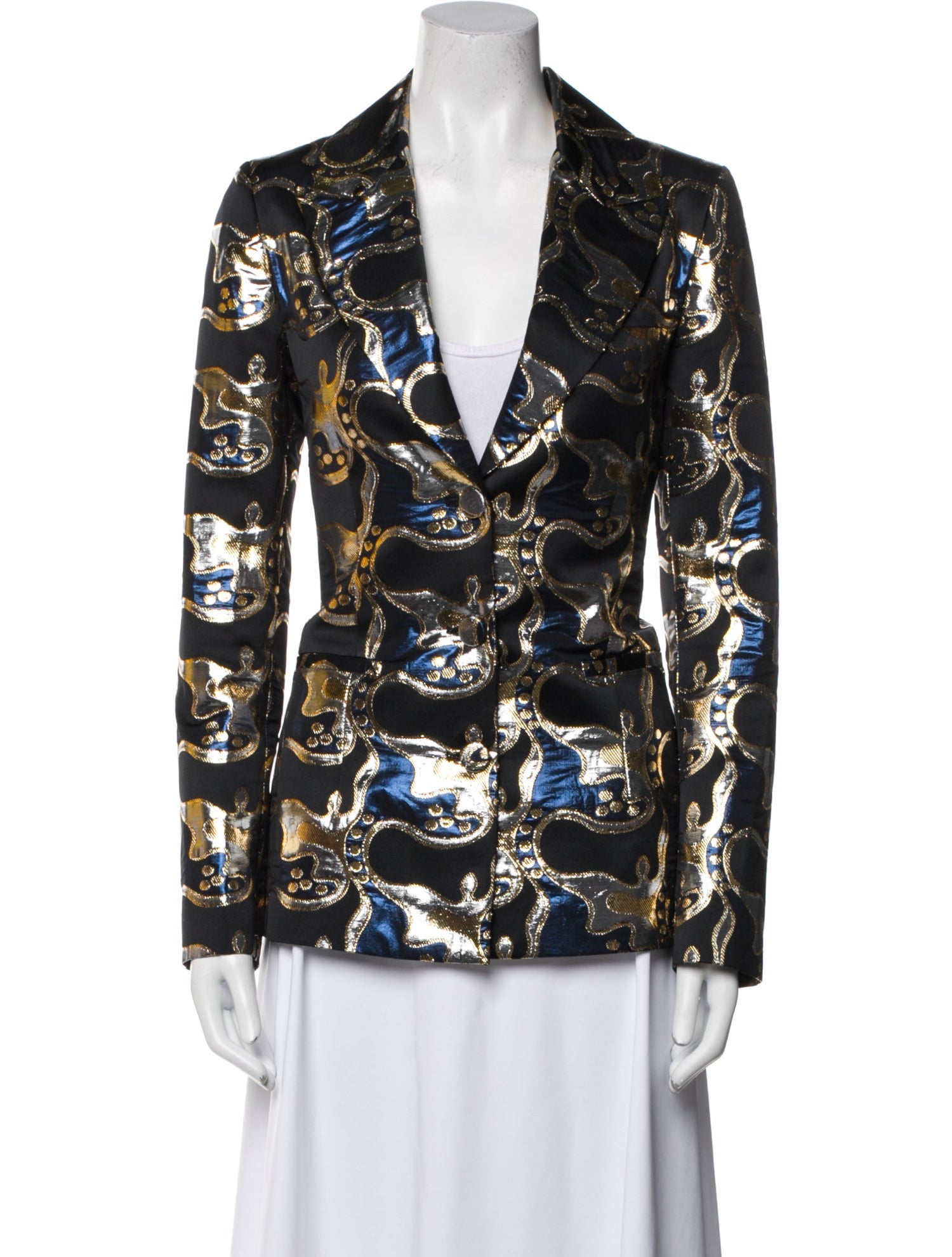 La DoubleJ Floral Print Blazer