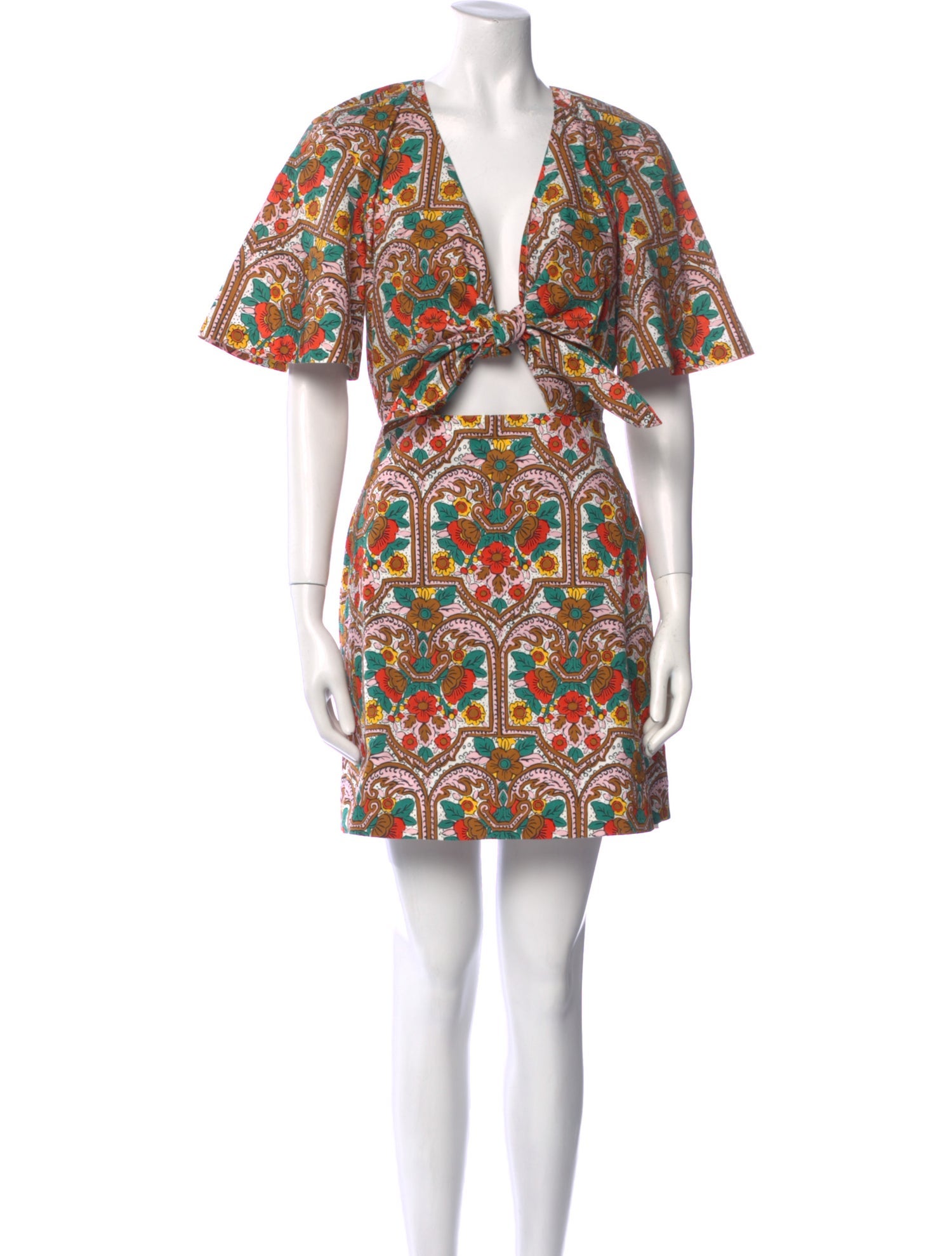 La DoubleJ Printed Mini Dress