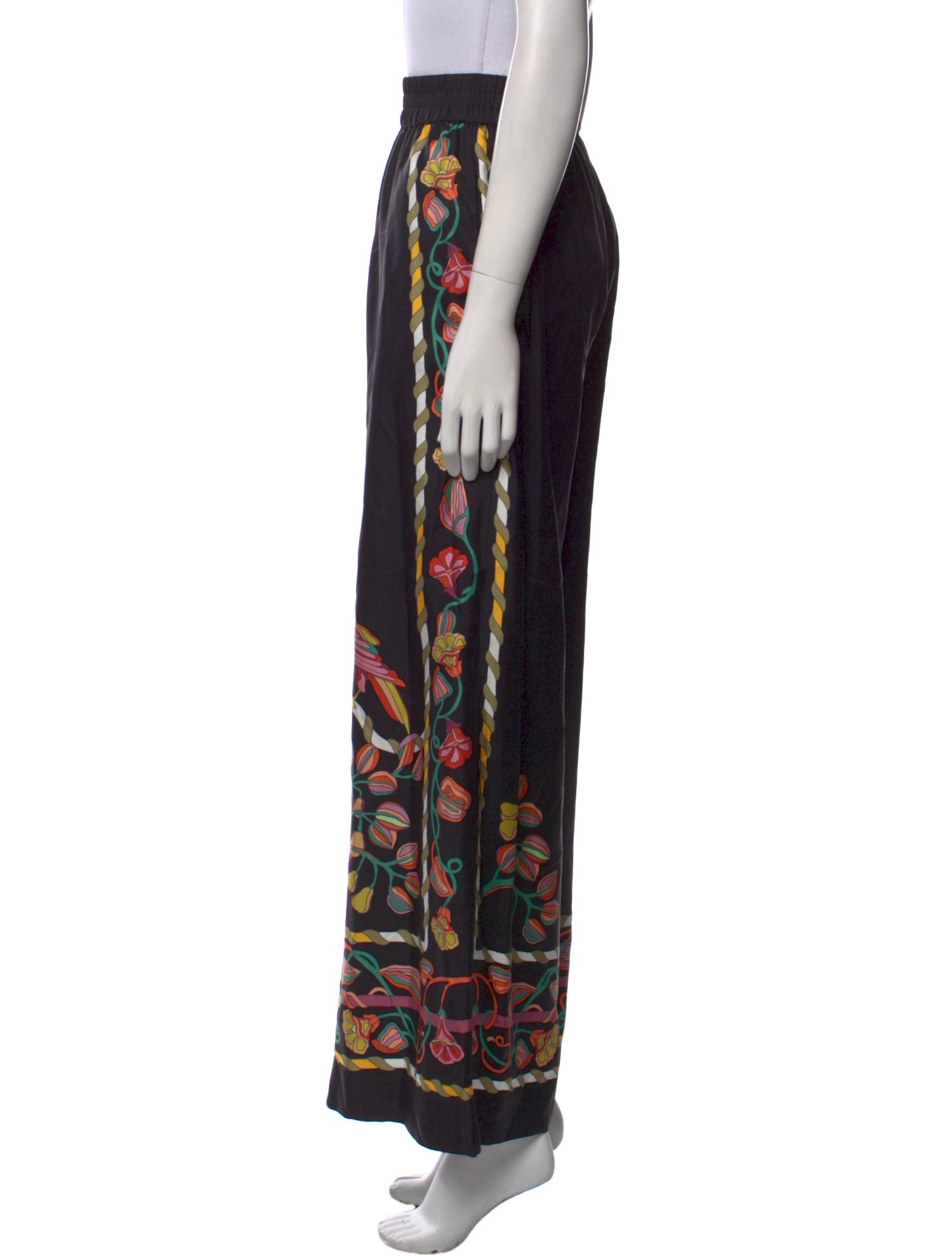 La DoubleJ Silk Wide Leg Pants