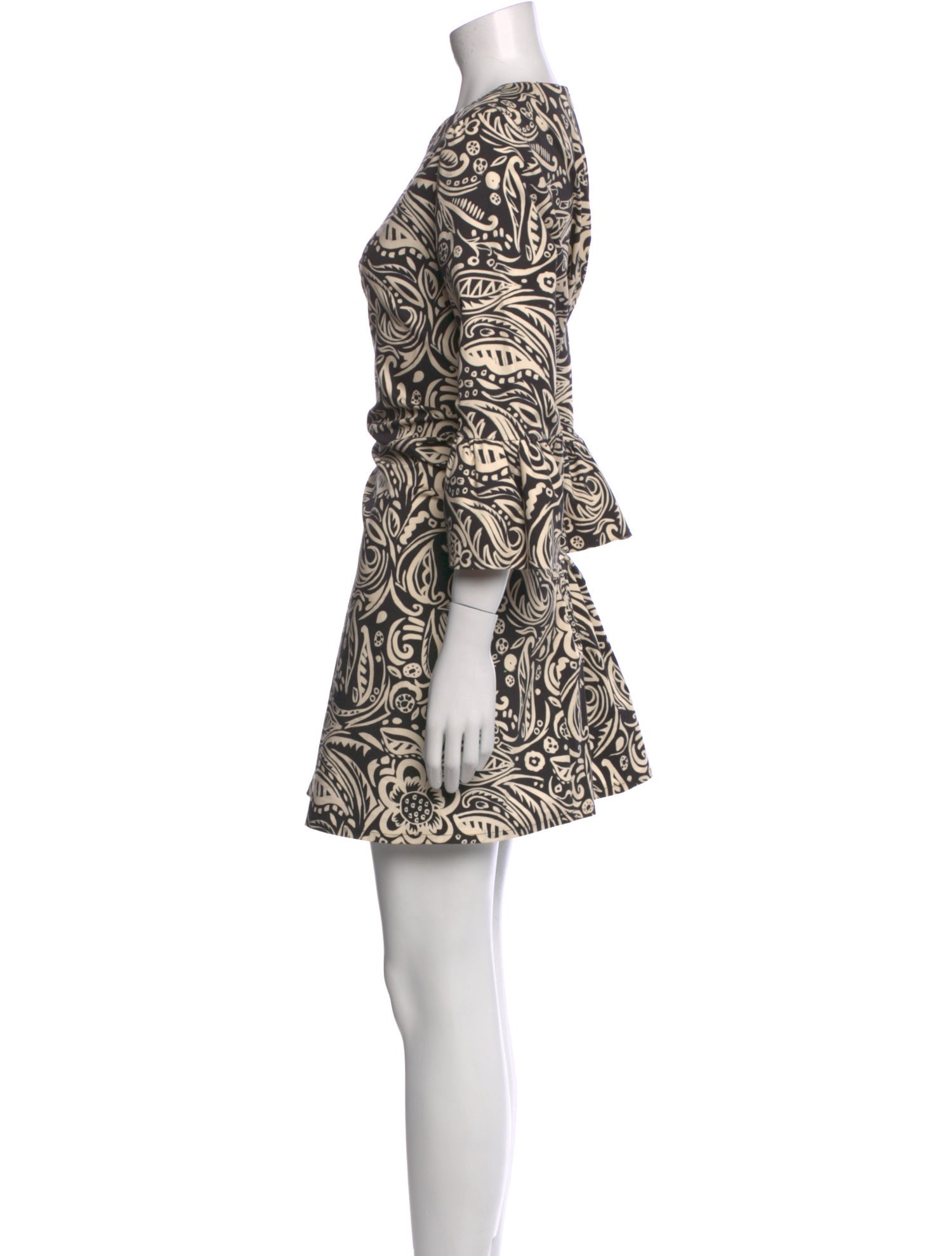 La DoubleJ Printed Knee-Length Dress