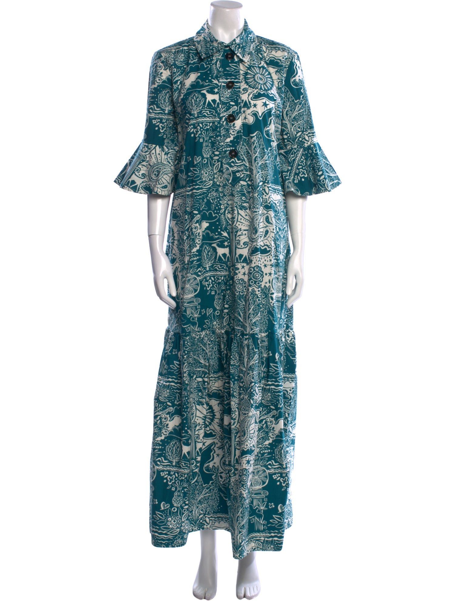 La DoubleJ Paisley Print Long Dress