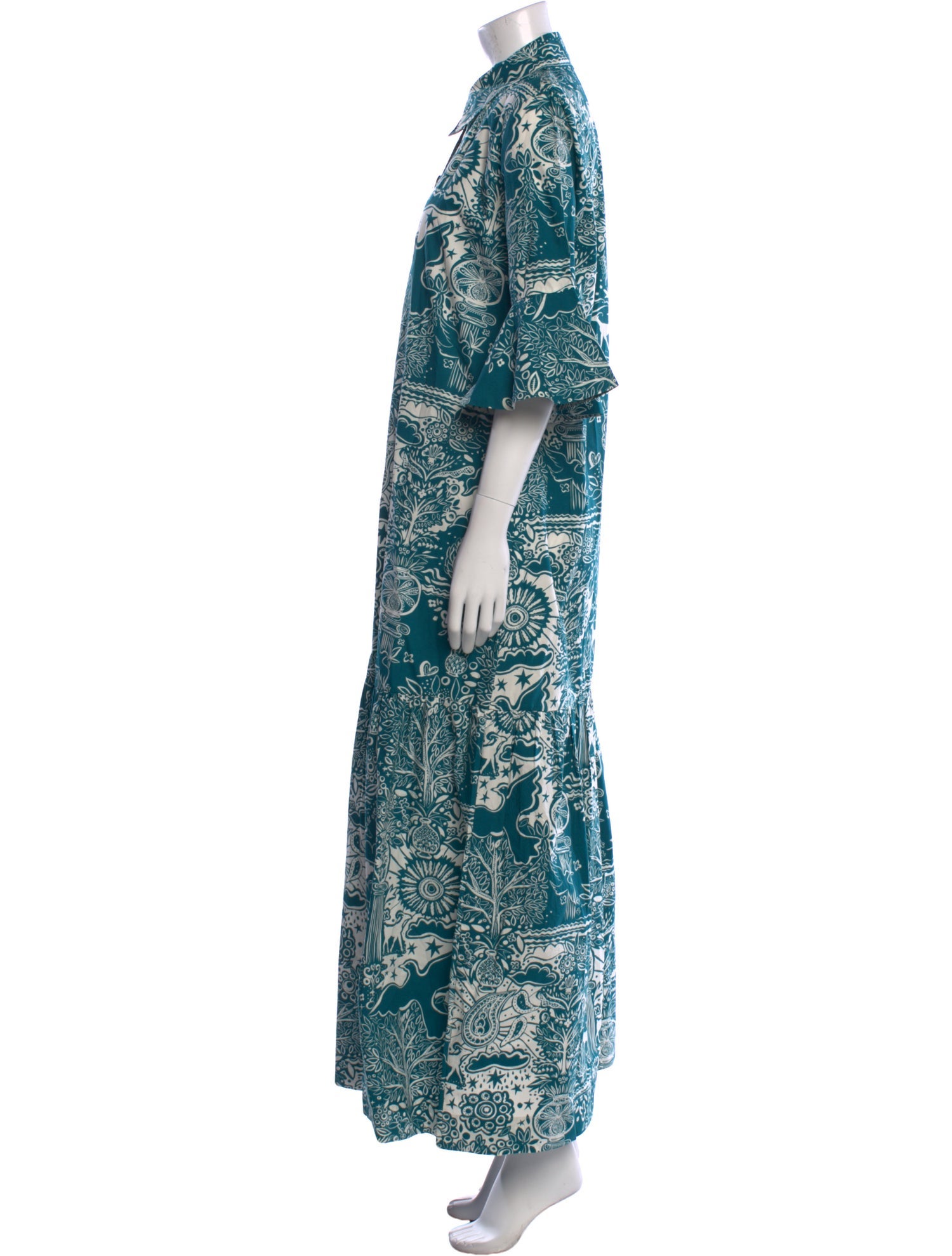 La DoubleJ Paisley Print Long Dress
