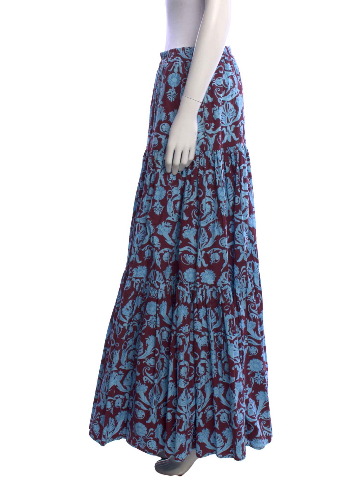 La DoubleJ Floral Print Long Skirt