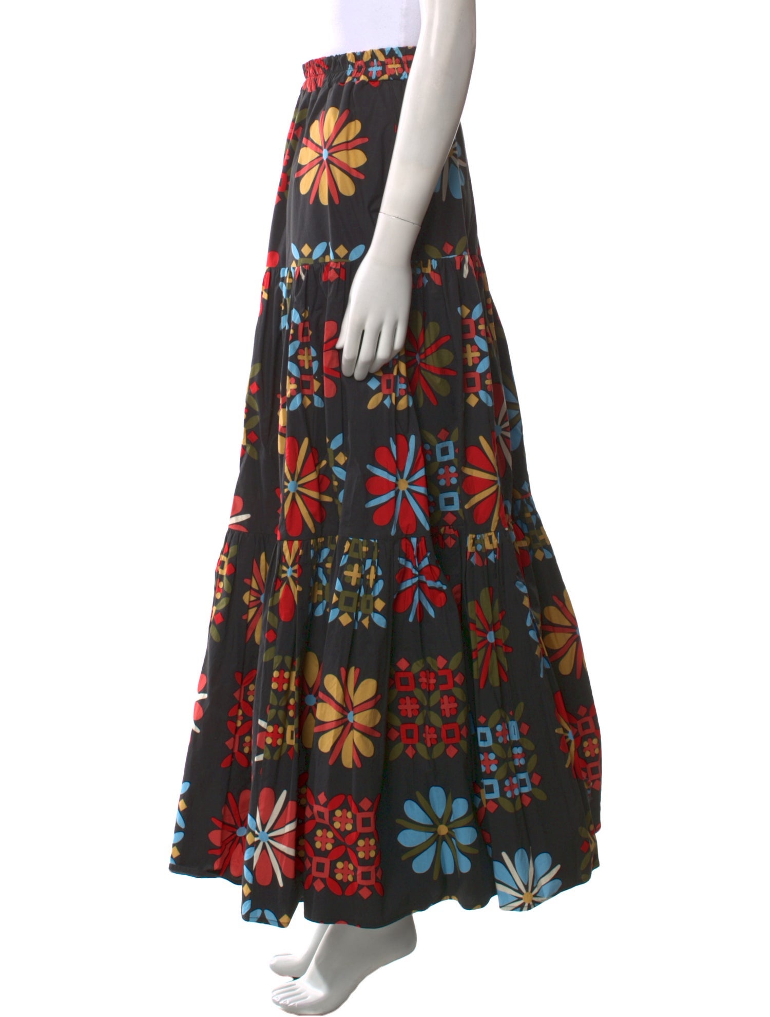 La DoubleJ Floral Print Long Skirt