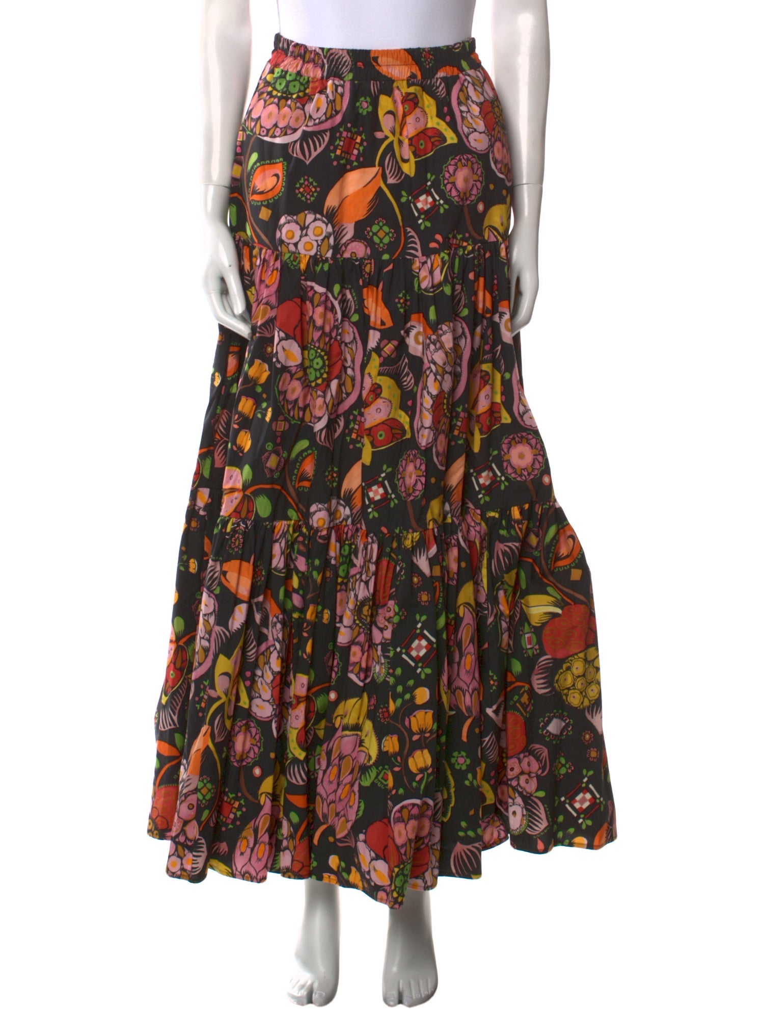La DoubleJ Floral Print Long Skirt