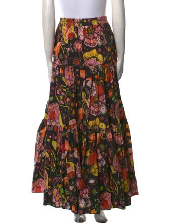 La DoubleJ Floral Print Long Skirt