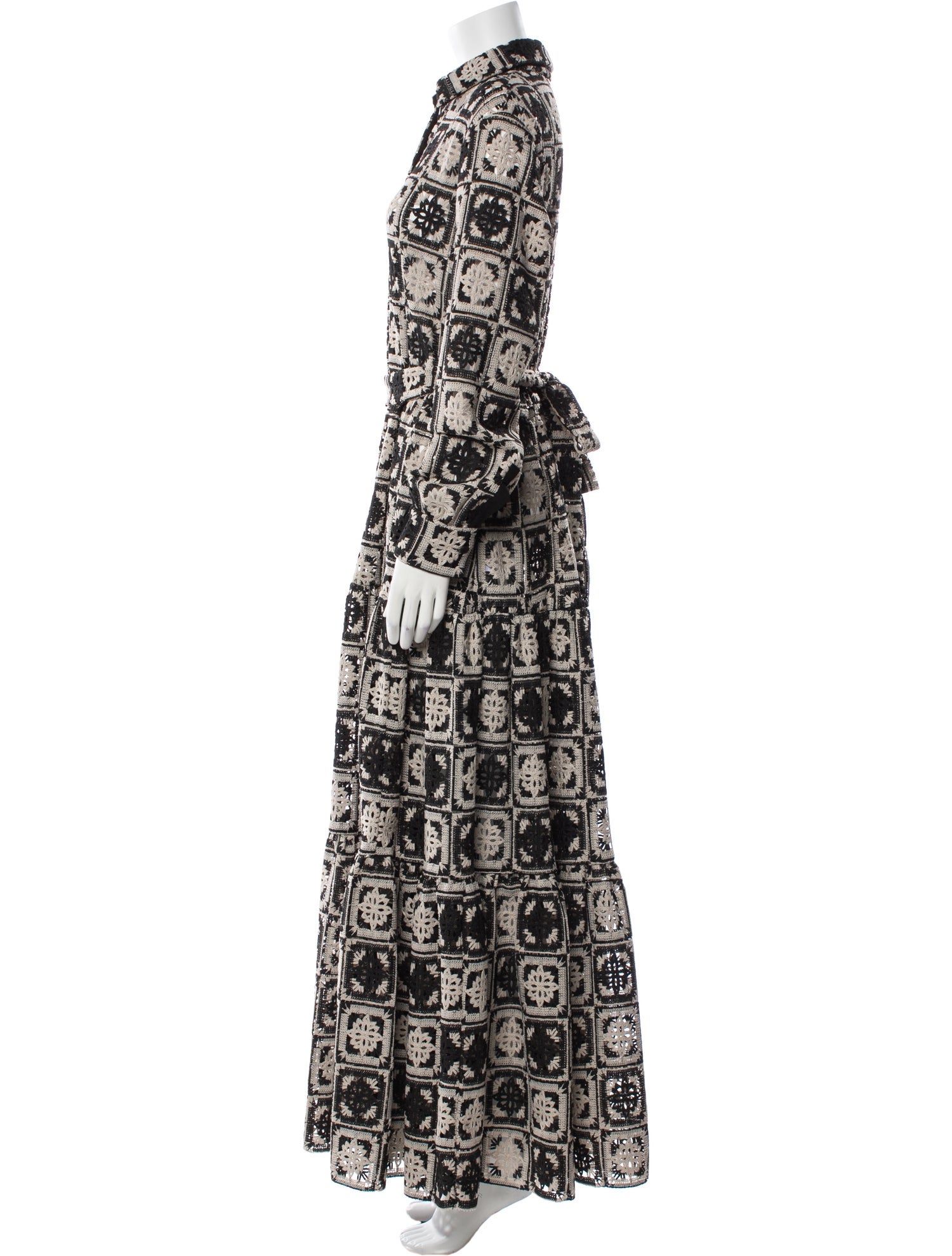 La DoubleJ Paisley Print Long Dress