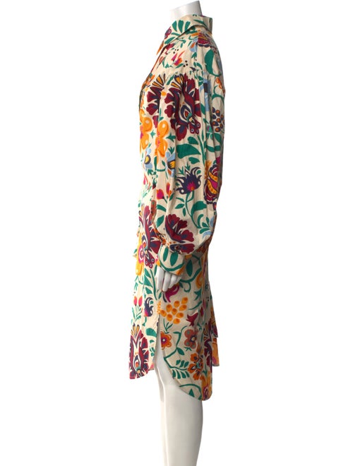 La DoubleJ Floral Print Midi Length Dress