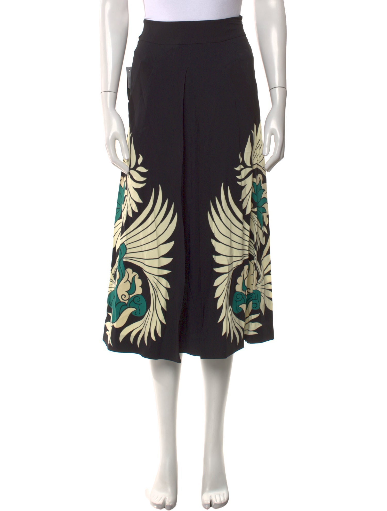 La DoubleJ Graphic Print Midi Length Skirt w/ Tags