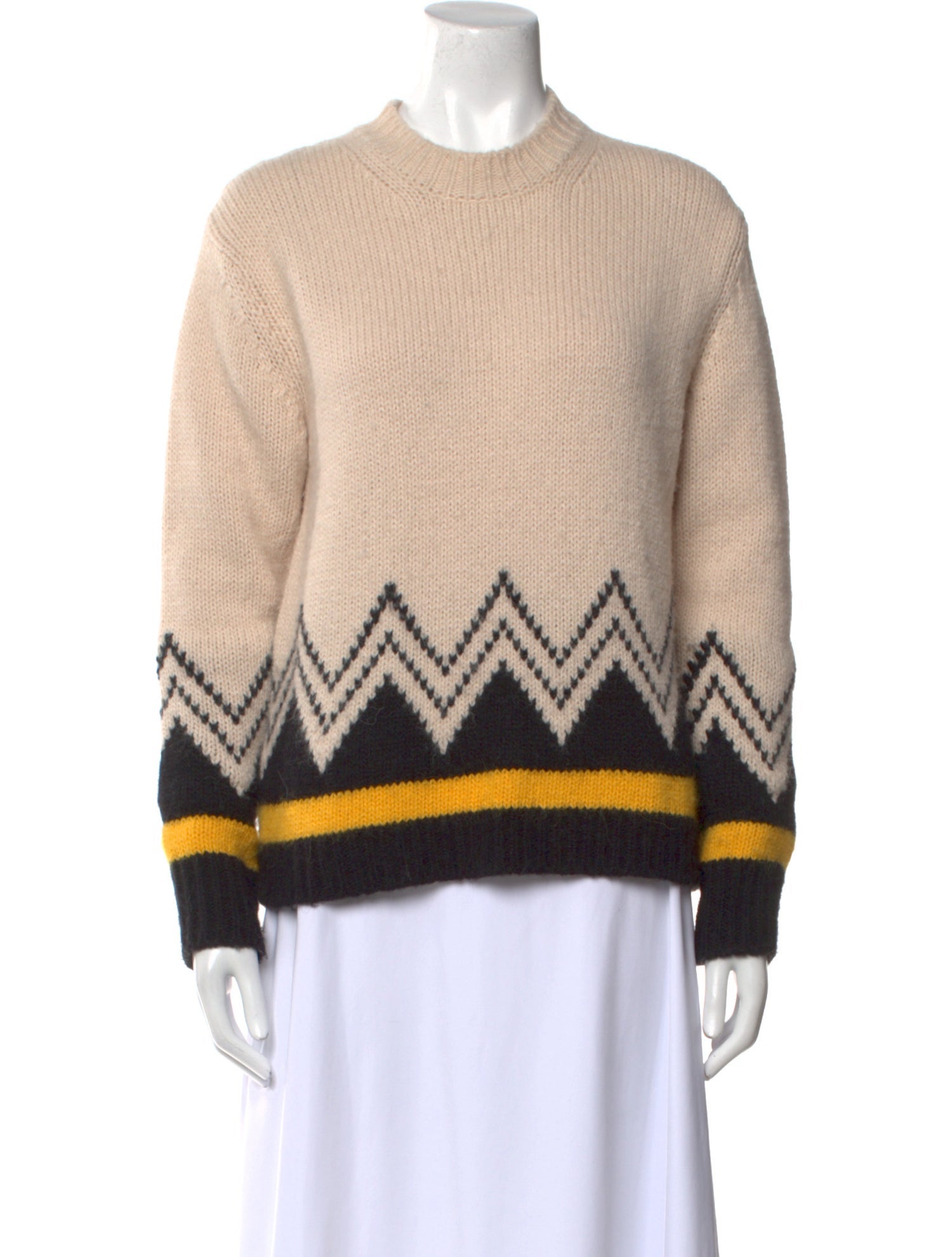 La DoubleJ Alpaca Printed Sweater