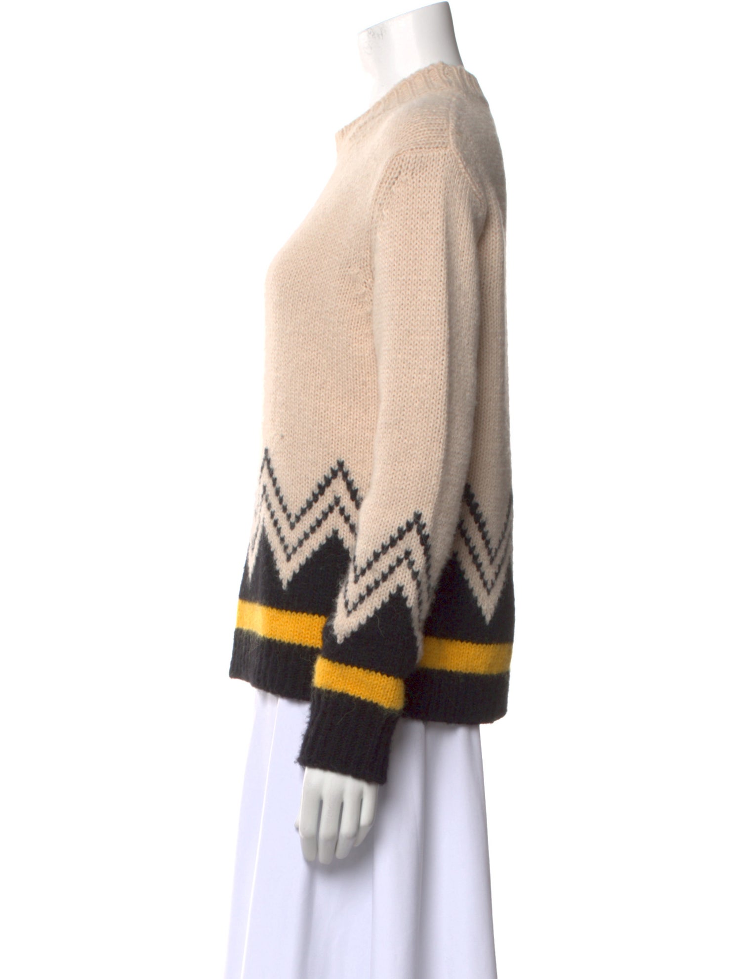 La DoubleJ Alpaca Printed Sweater