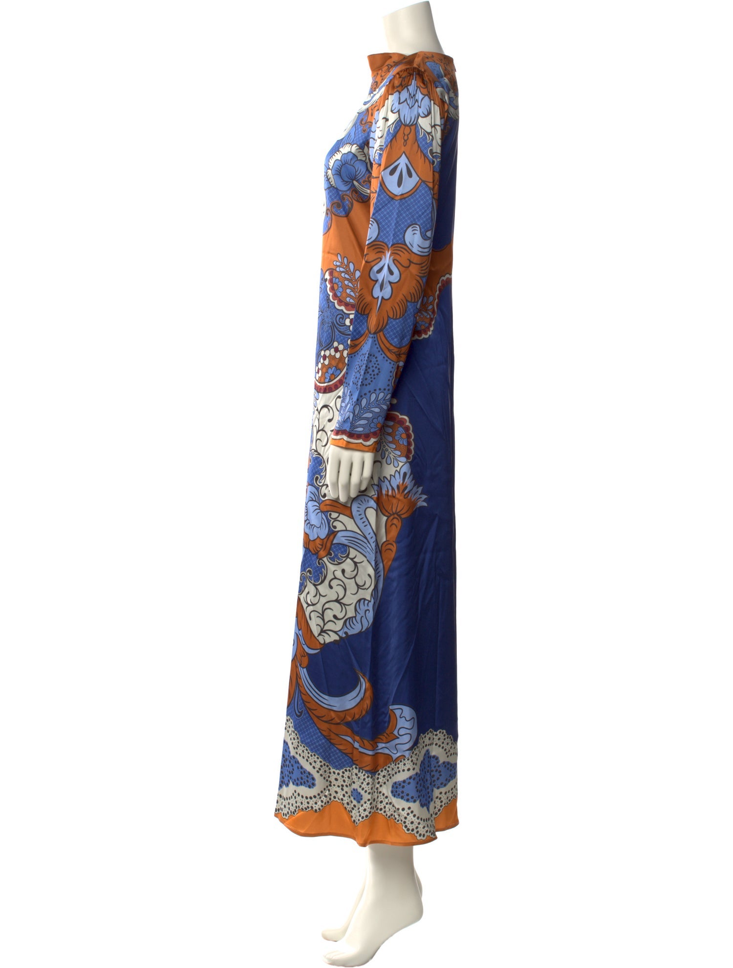 La DoubleJ Paisley Print Long Dress
