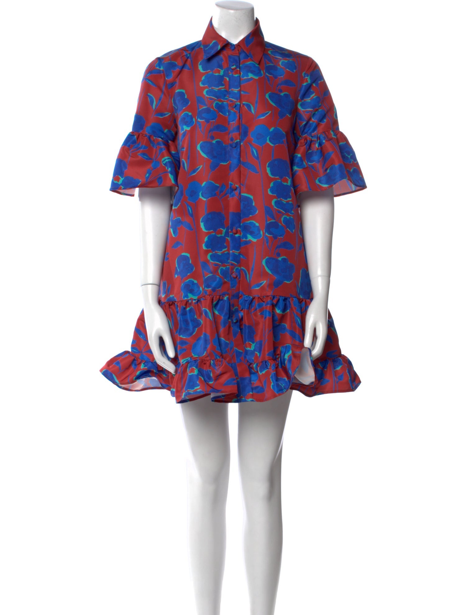 La DoubleJ Printed Mini Dress