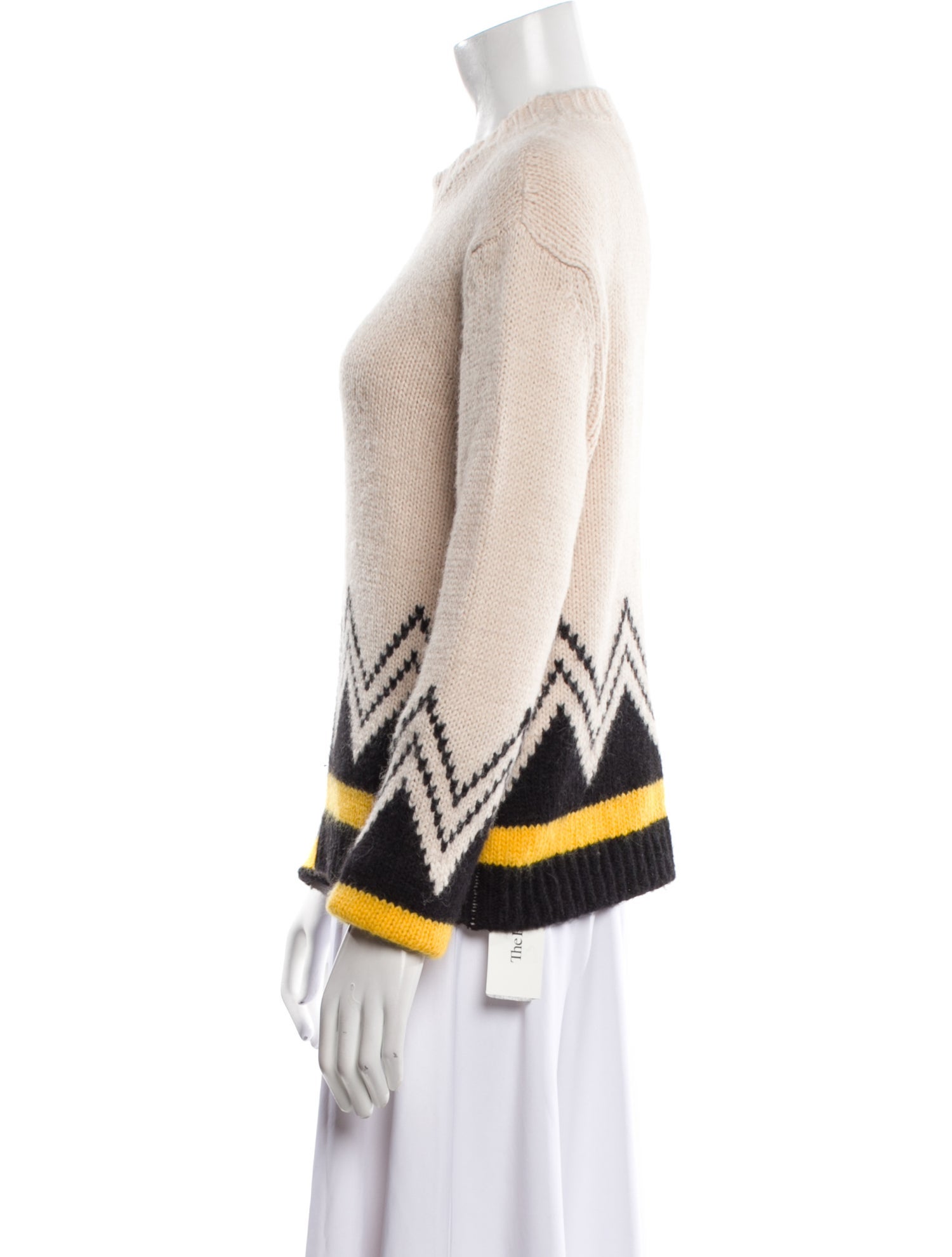 La DoubleJ Printed Crew Neck Sweater