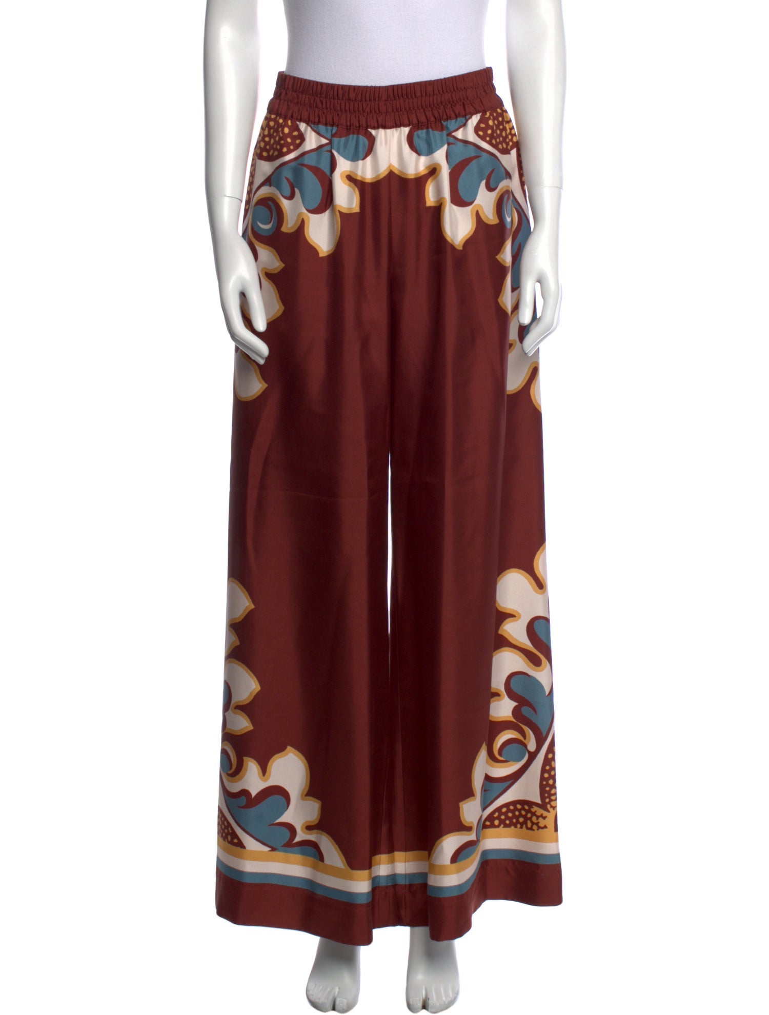 La DoubleJ Silk Wide Leg Pants