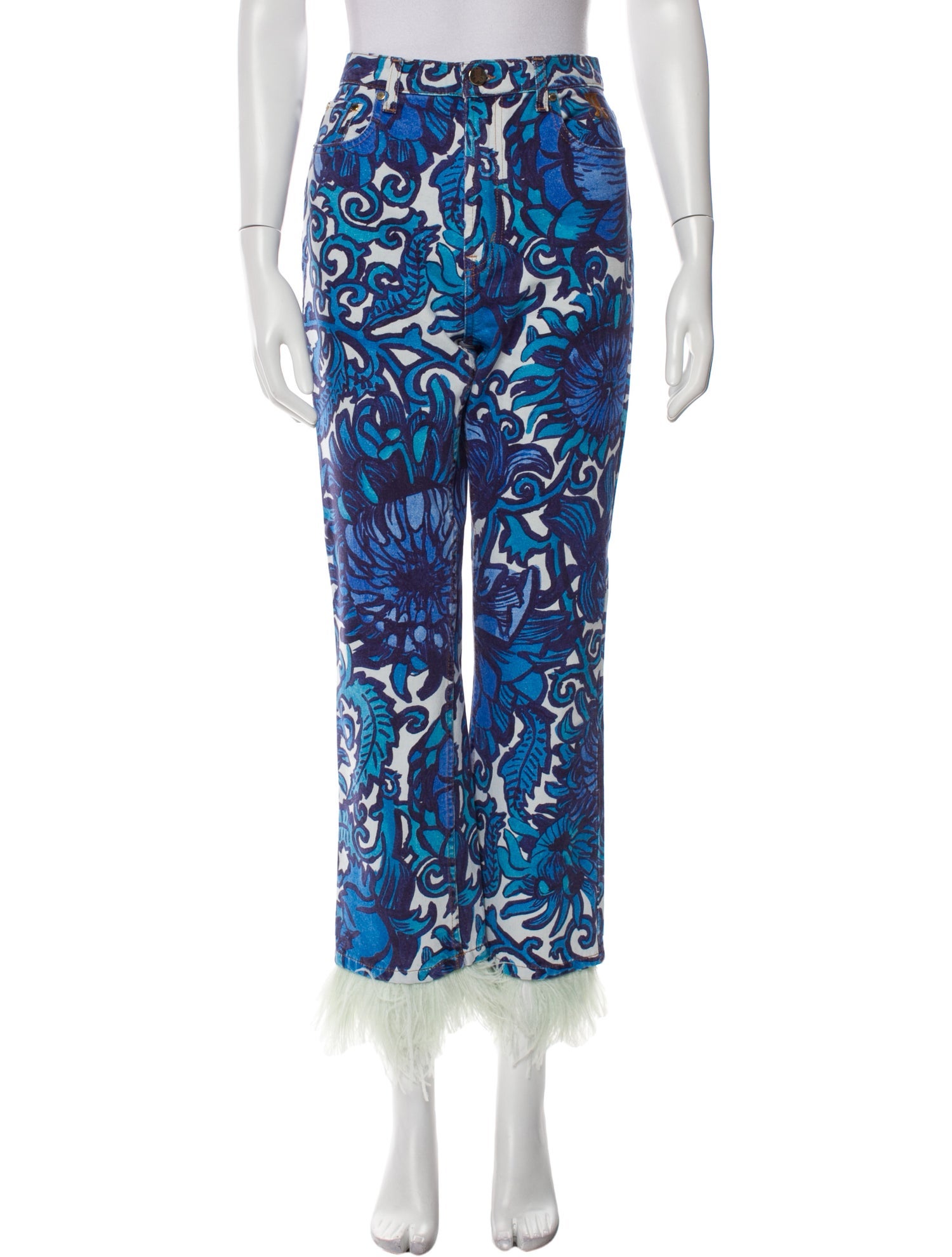 La DoubleJ Printed Straight Leg Pants