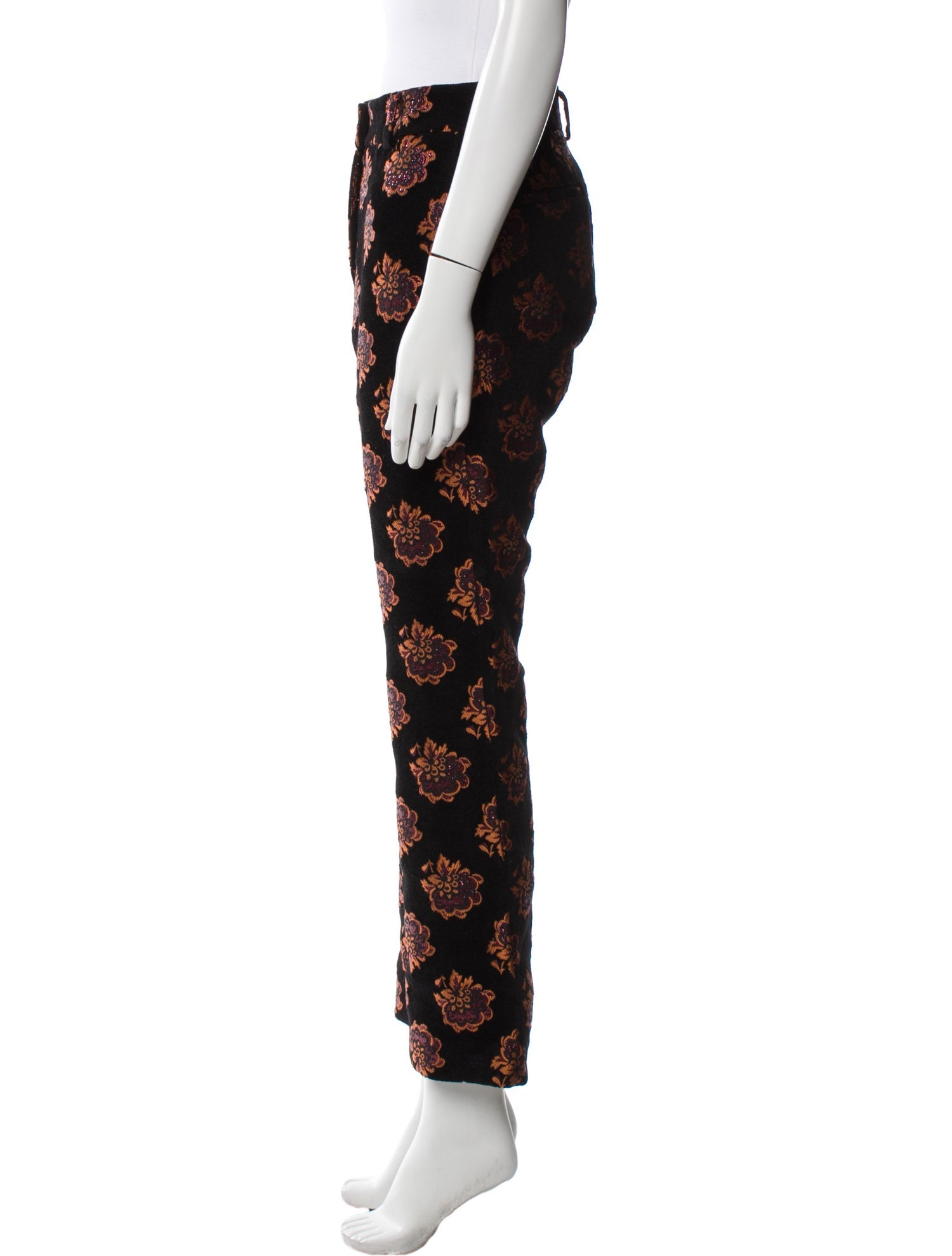 La DoubleJ Floral Print Wide Leg Pants