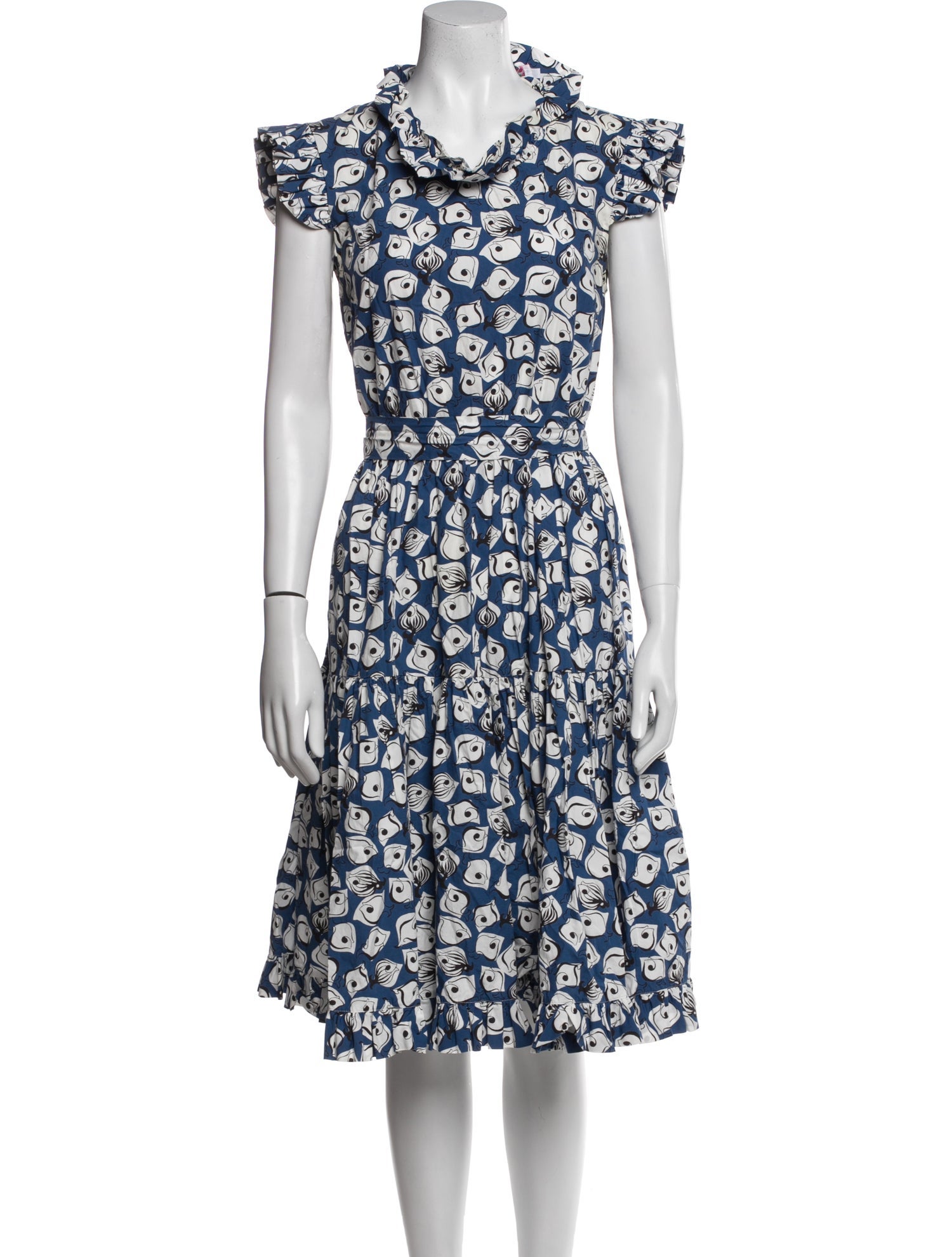 La DoubleJ Printed Knee-Length Dress