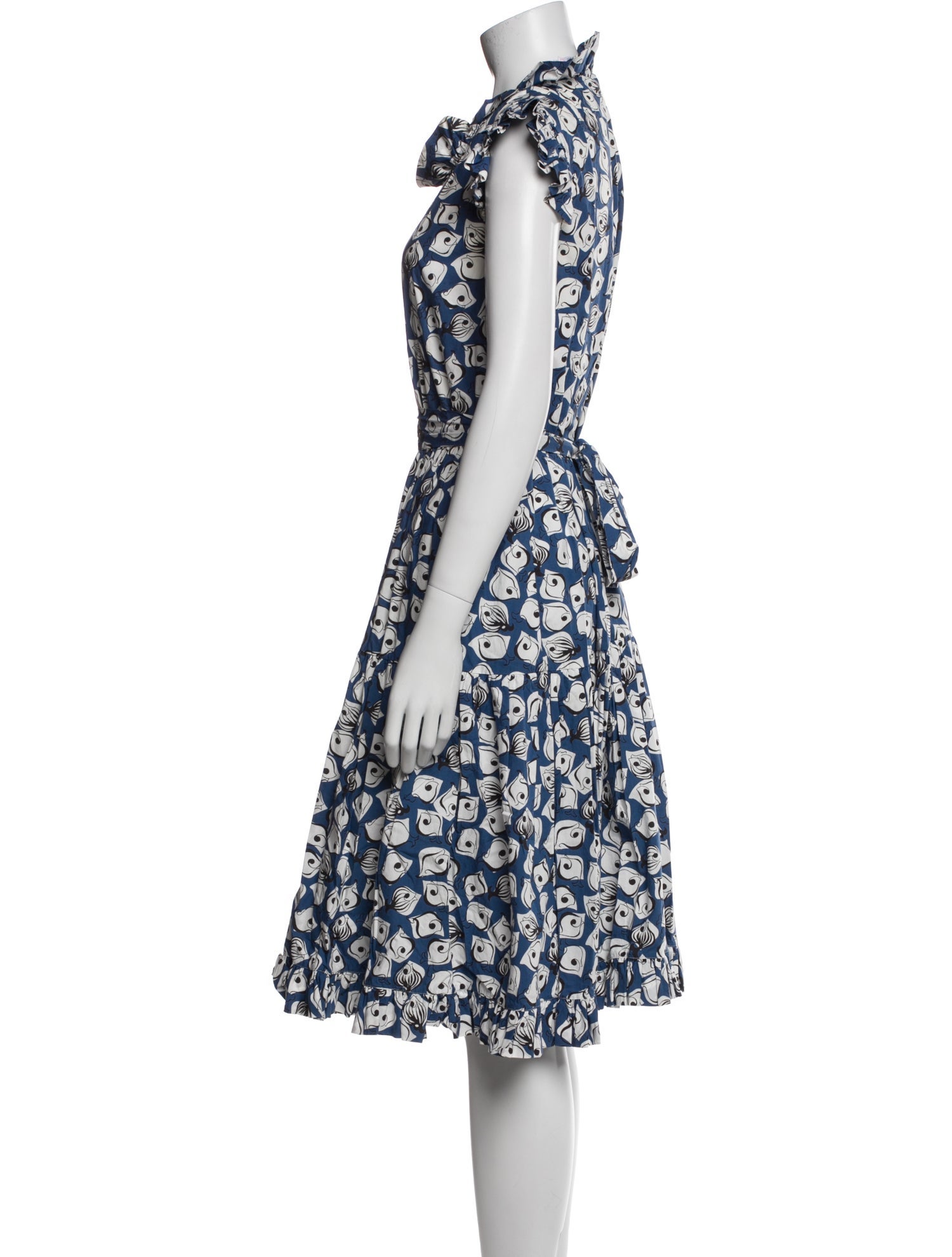 La DoubleJ Printed Knee-Length Dress