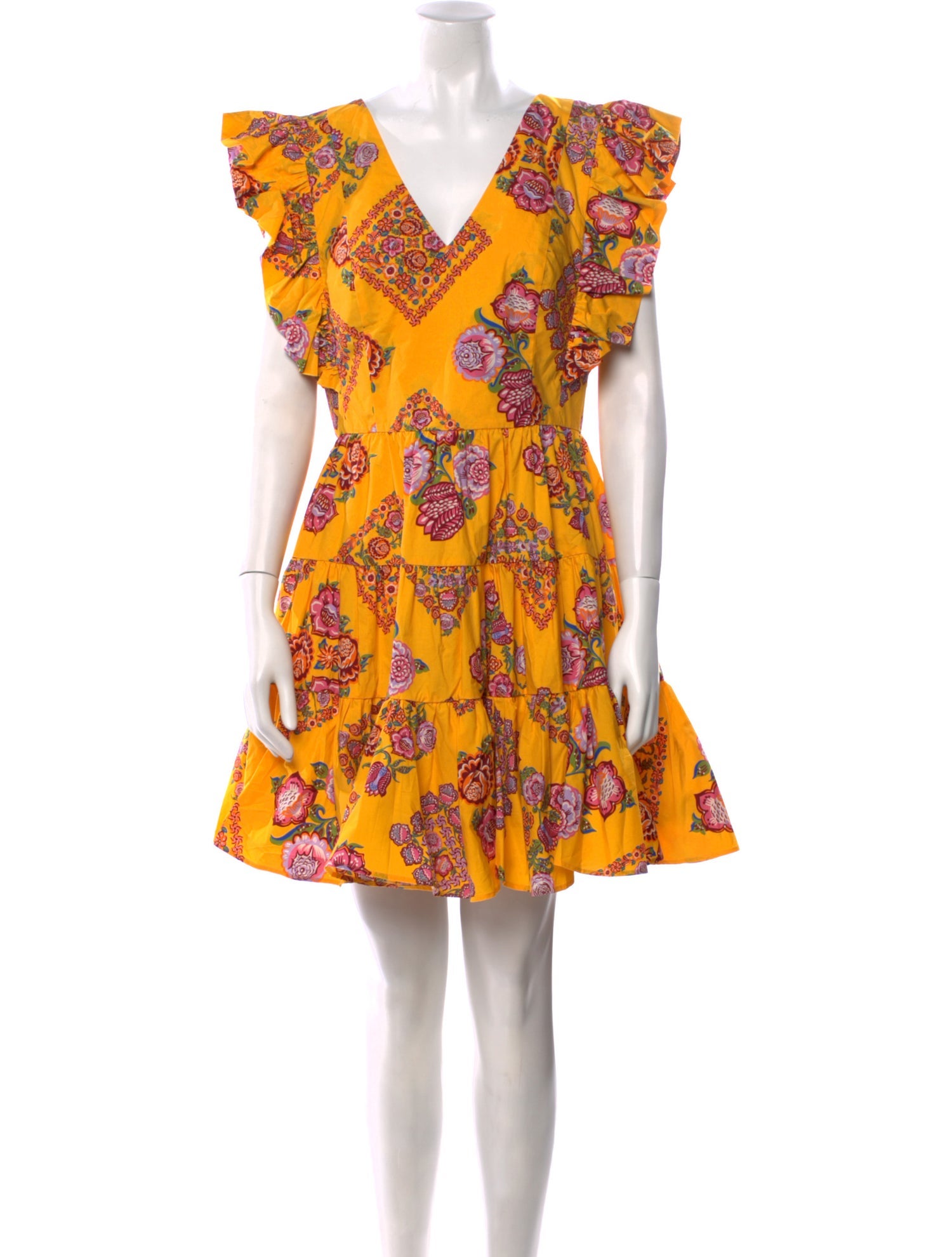 La DoubleJ Floral Print Mini Dress w/ Tags