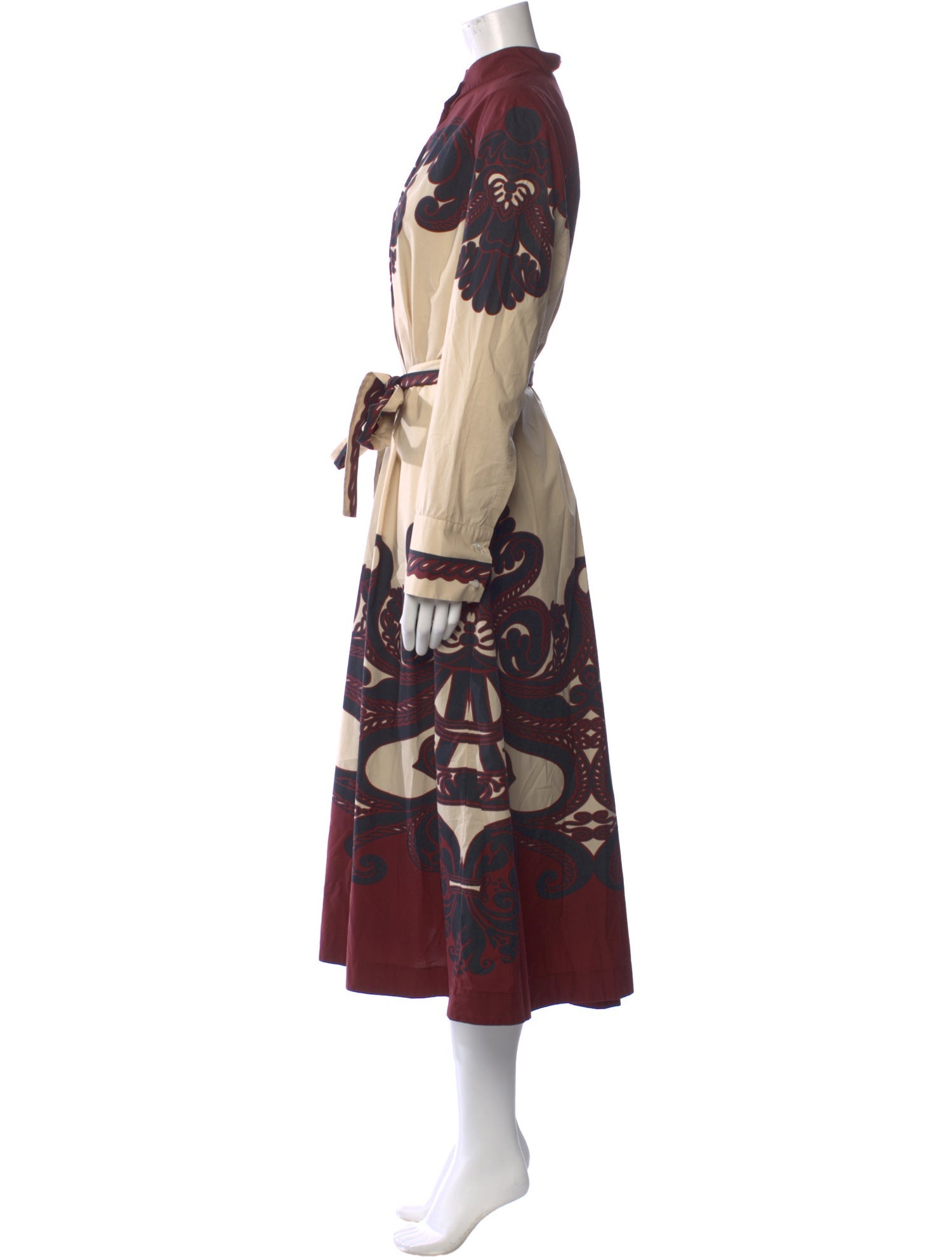 La DoubleJ Printed Midi Length Dress