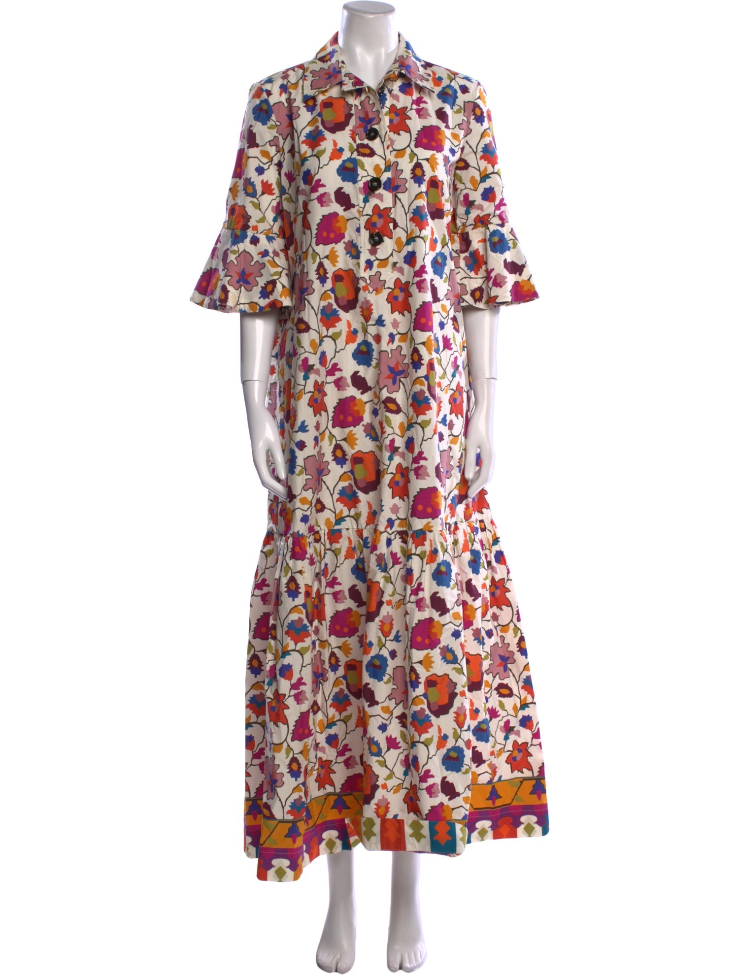 La DoubleJ Floral Print Long Dress