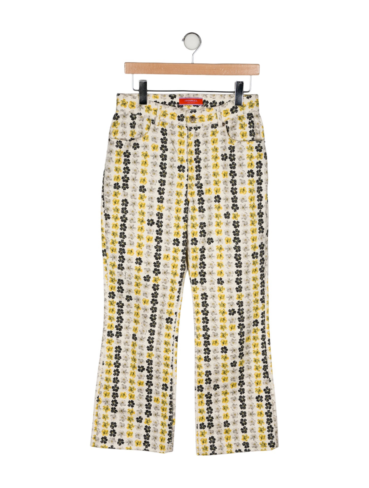 La DoubleJ Mid-Rise Wide Leg Jeans