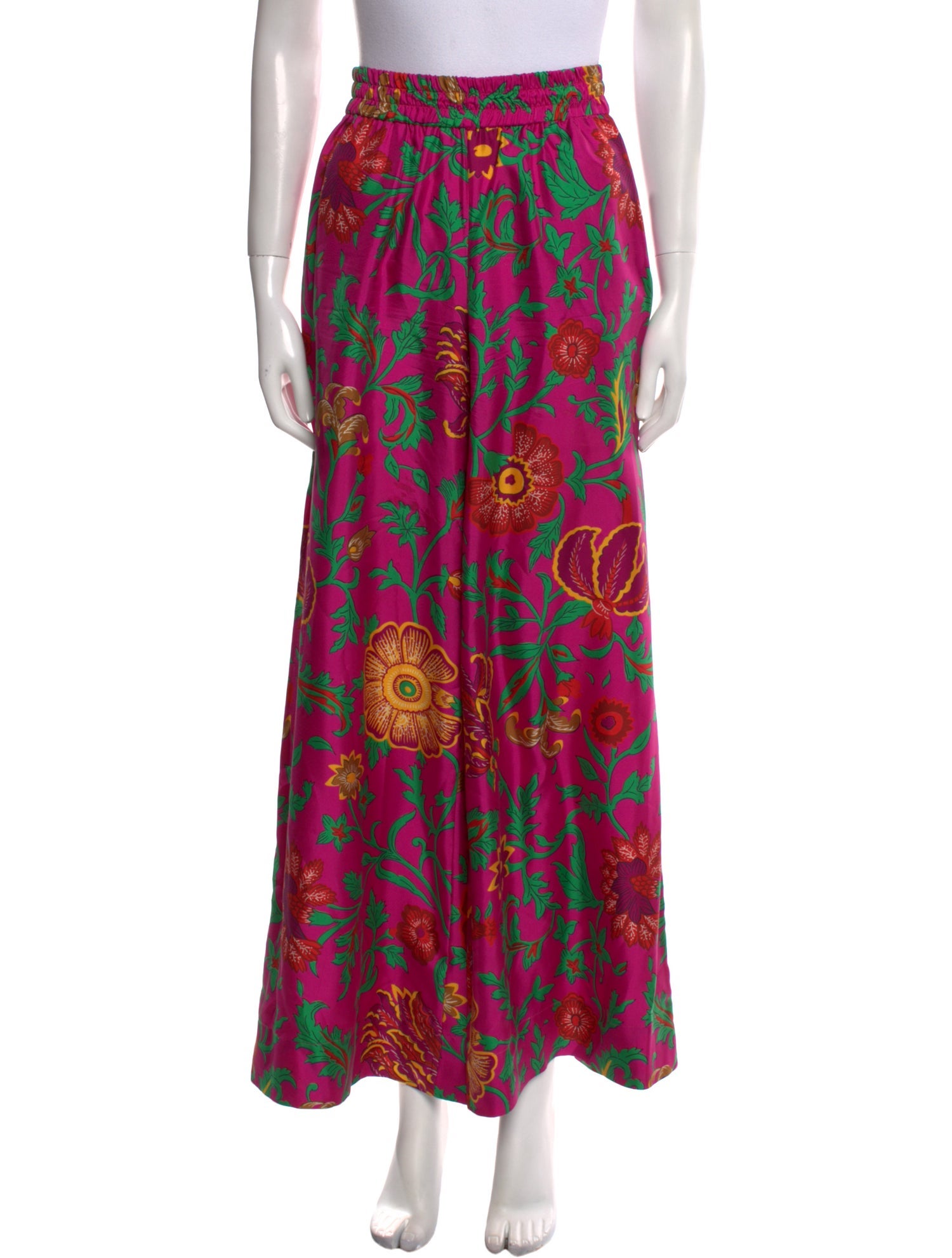 La DoubleJ Silk Wide Leg Pants