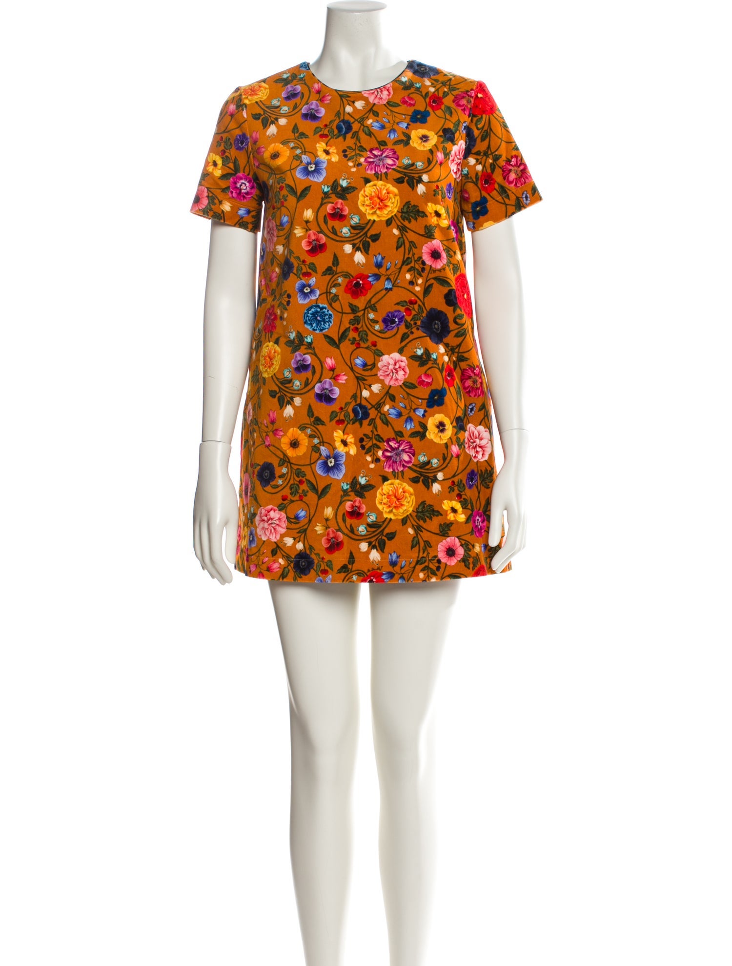 La DoubleJ Floral Print Mini Dress