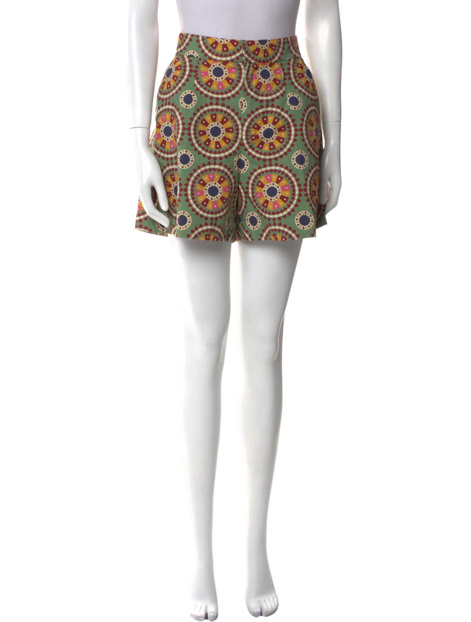 La DoubleJ Printed Mini Shorts