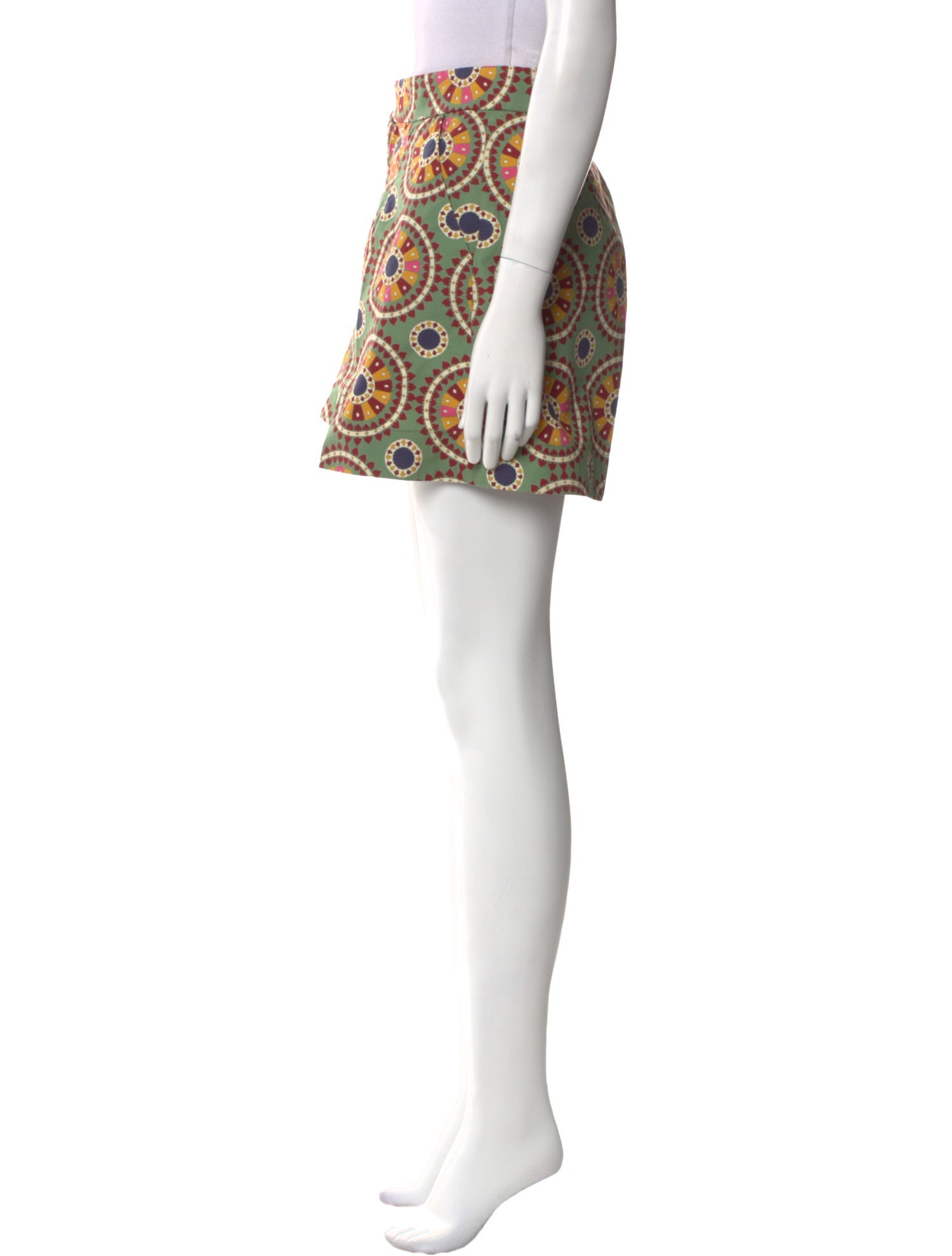 La DoubleJ Printed Mini Shorts