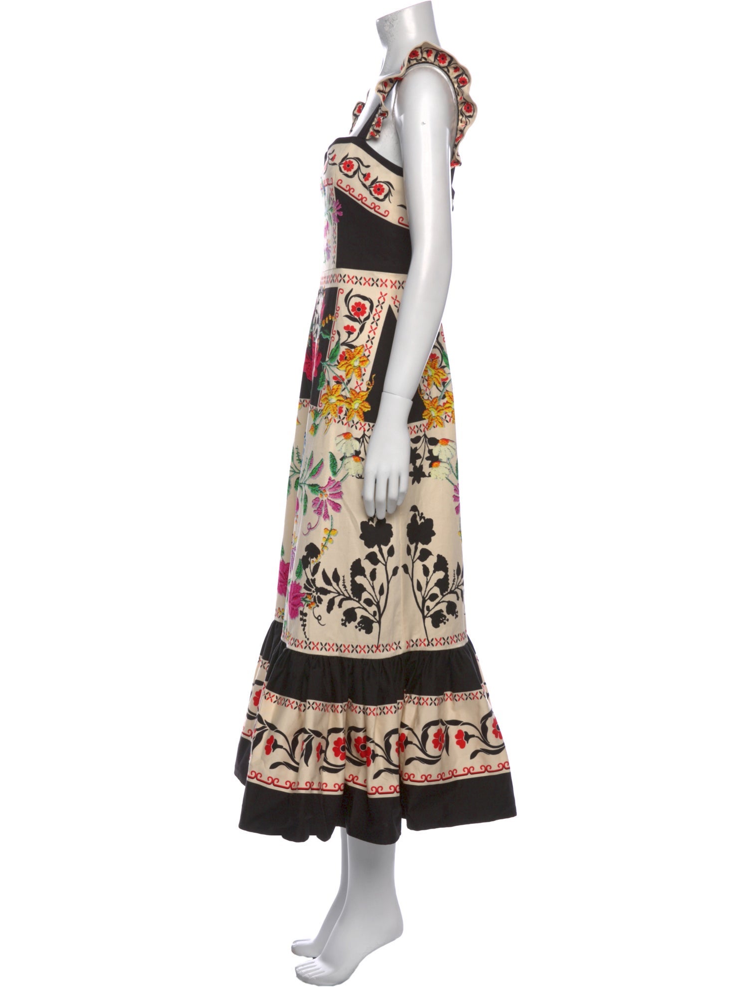 La DoubleJ Printed Long Dress w/ Tags